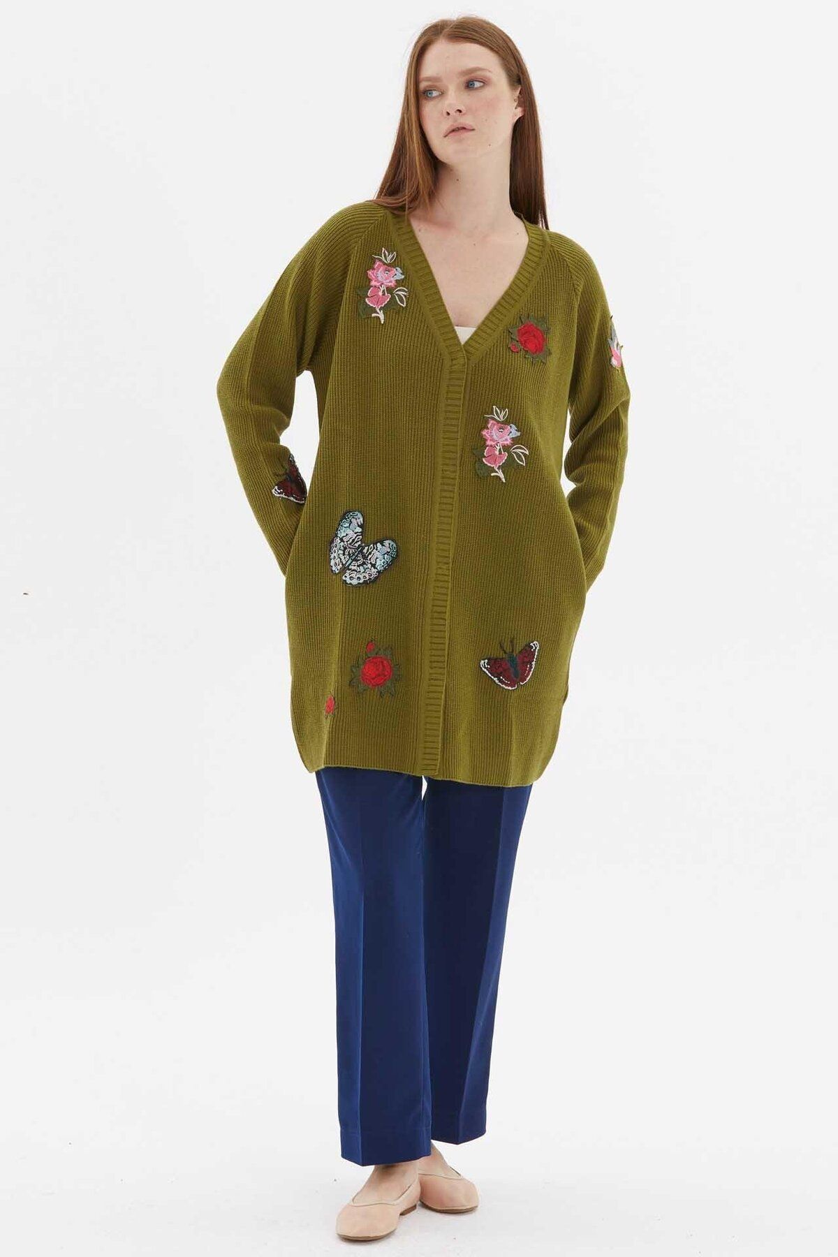 Two Mail-Haki - Applique Detailed Cardigan 3