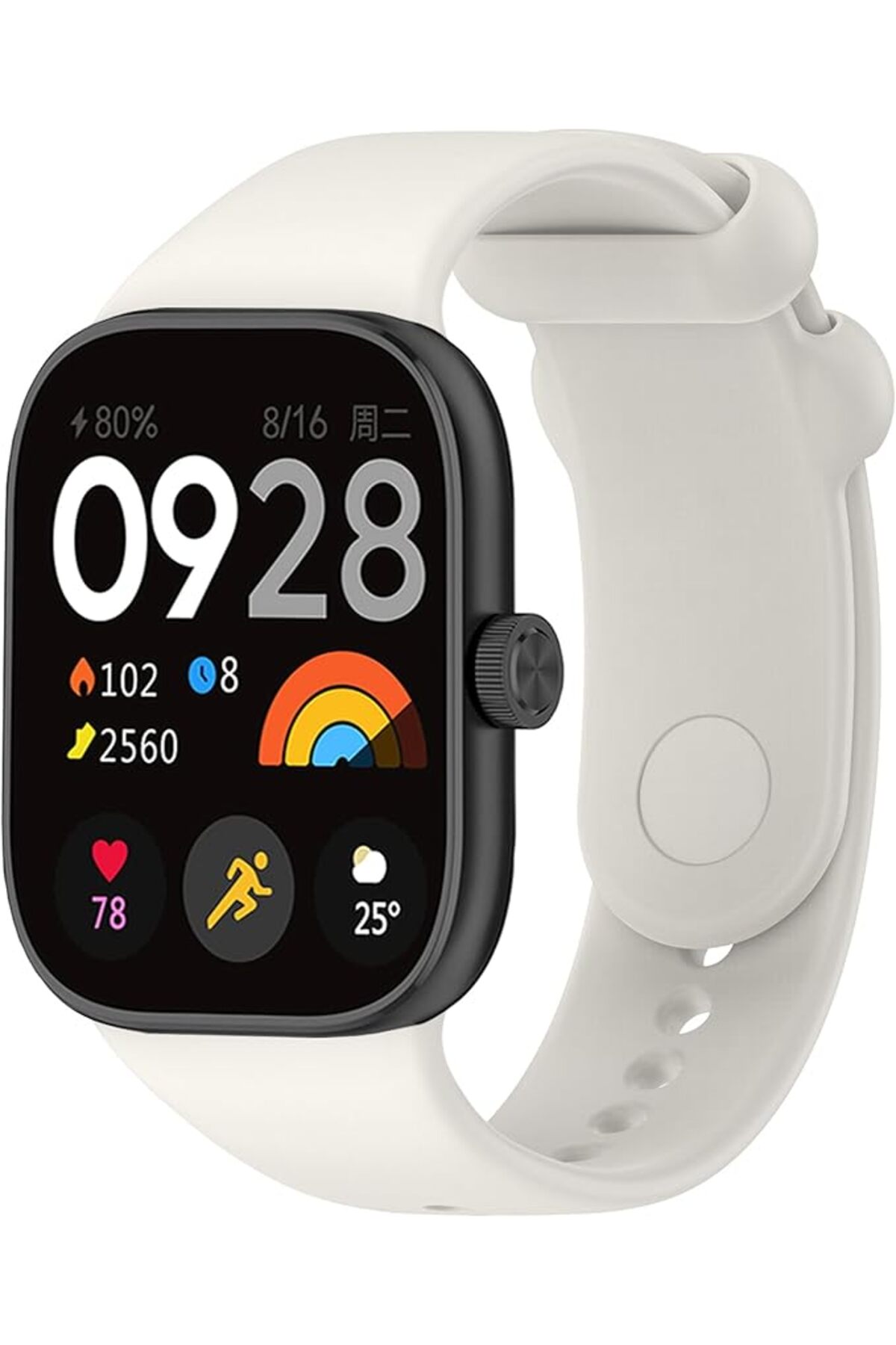 Xiaomi Redmi Watch 4 Uyumlu Kordon Liquid Silikon Ayarlanabilir Renkli Lekelere Dayanıklı Kordon