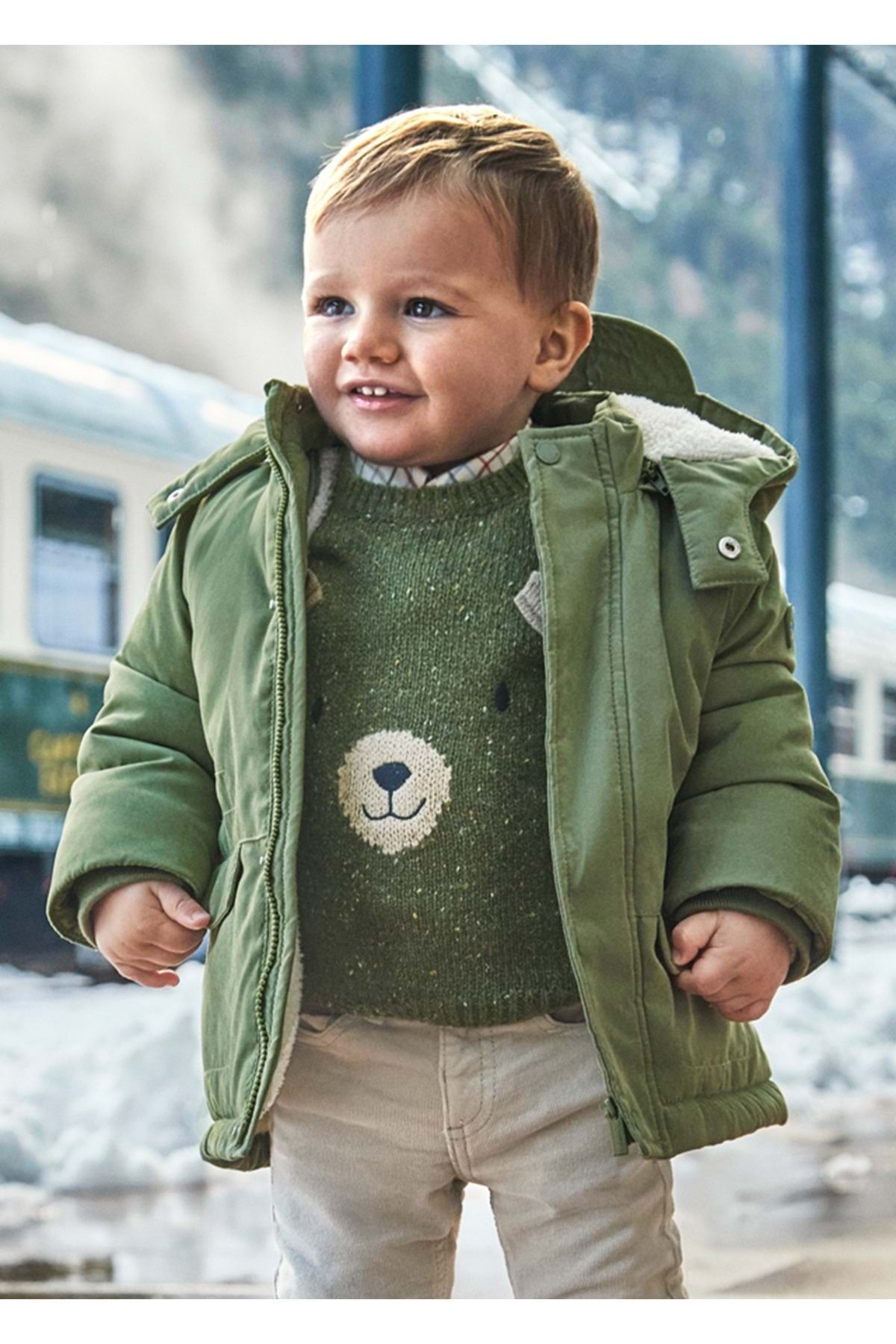 MAYORAL-Baby Boy Hooded Parka 3