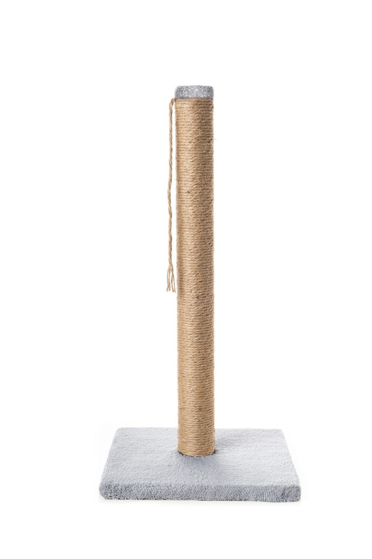 Genel Markalar Çubuk Kedi Tırmalama Tahtası Peluş Kumaş Silinebilir Demonte 40 cm Gri Renk