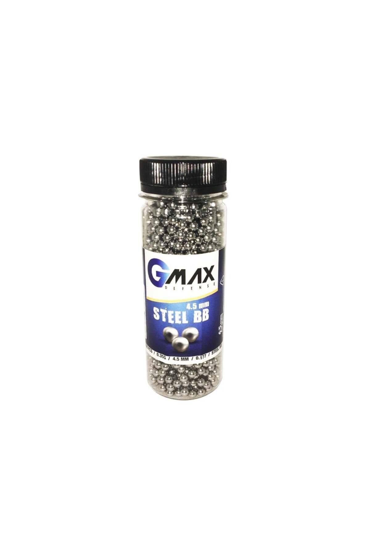 gmax Defense 4.5mm Çelik Bilye 1500 Adetlik Şişe