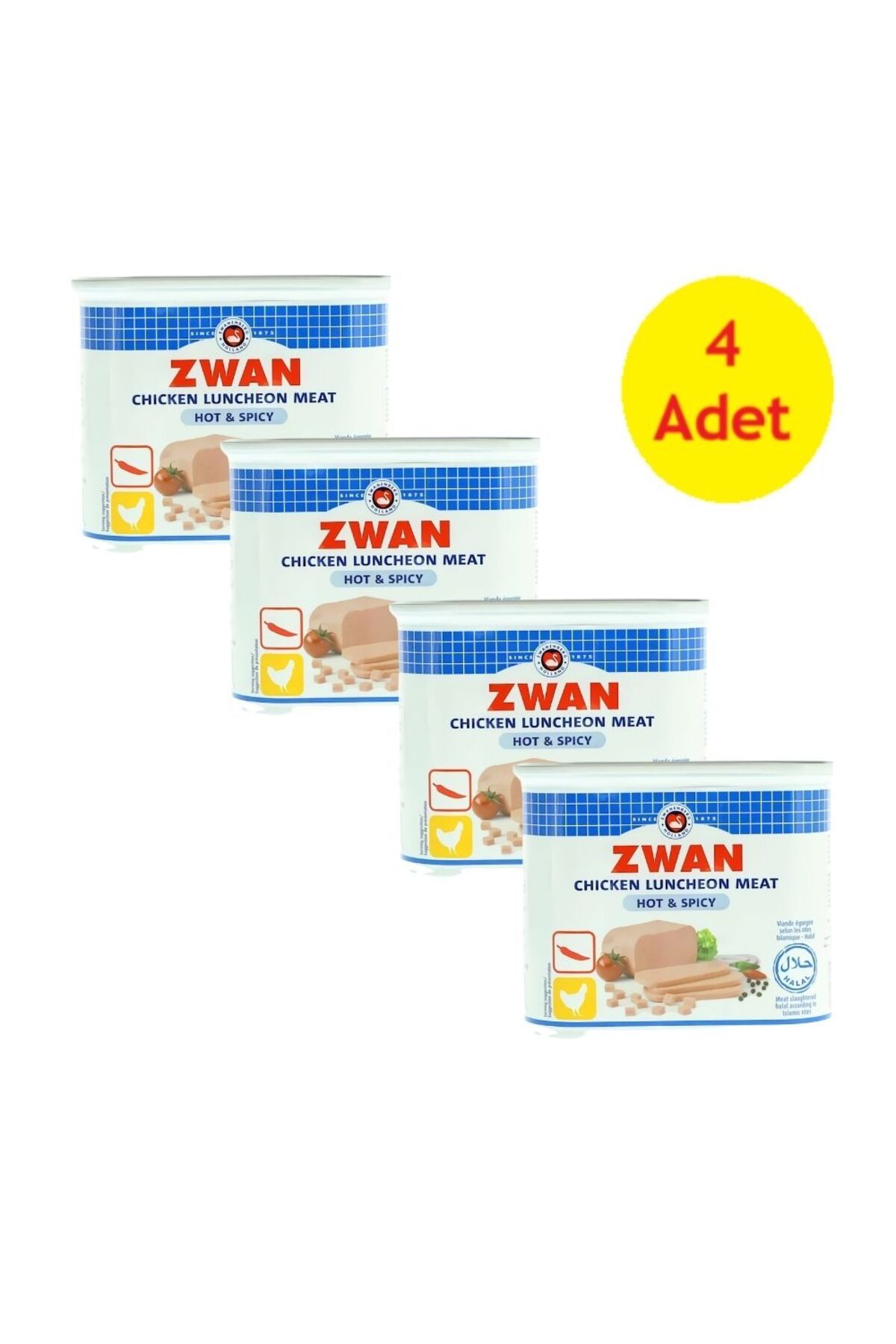 ZWAN Tavuk Salam (340 gr x 4 Adet)