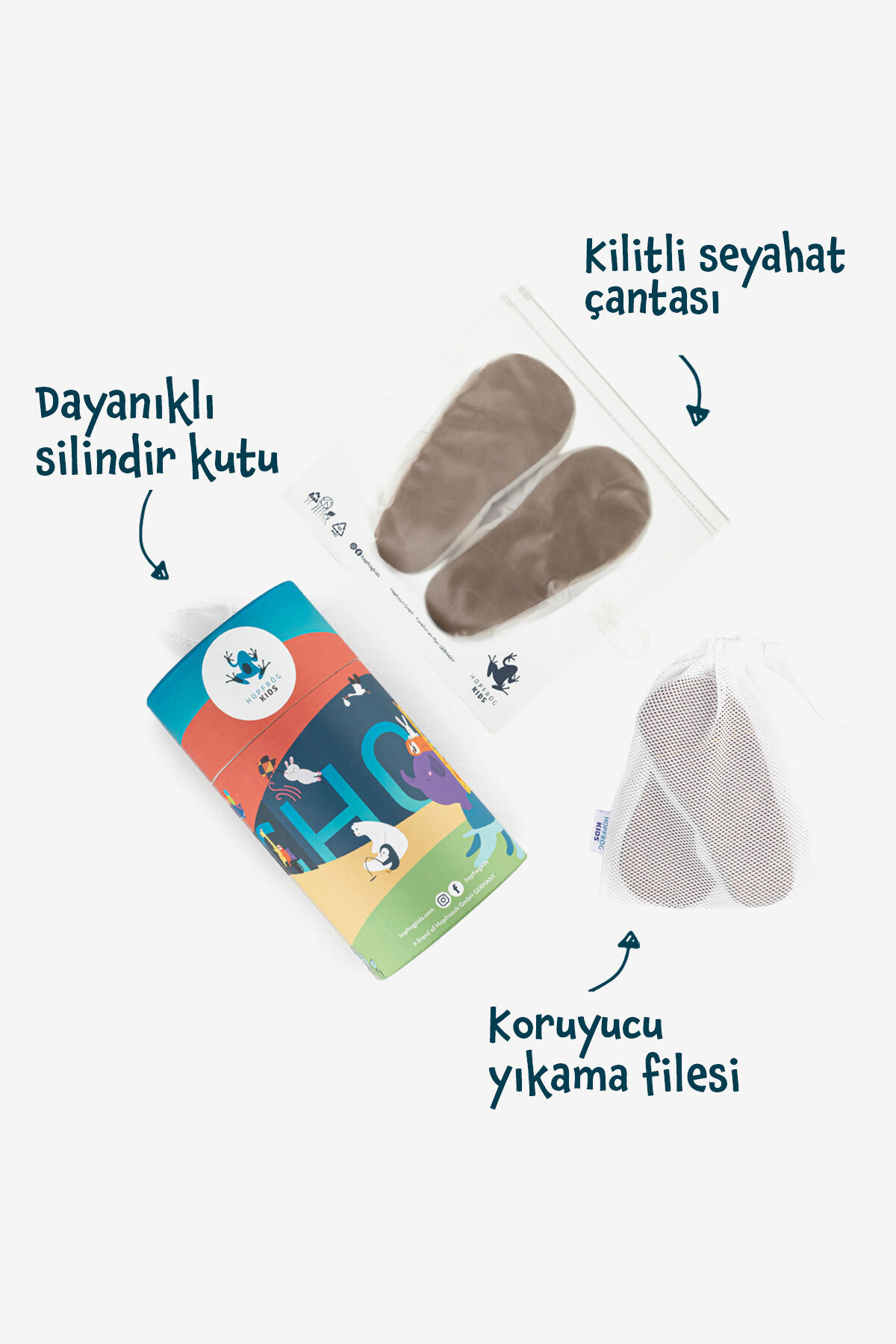 HOPFRÖG Furry Furry Pembe Kürk Barefoot Patik (HEDİYE SETİ) fotoğrafı 7 (önizleme)