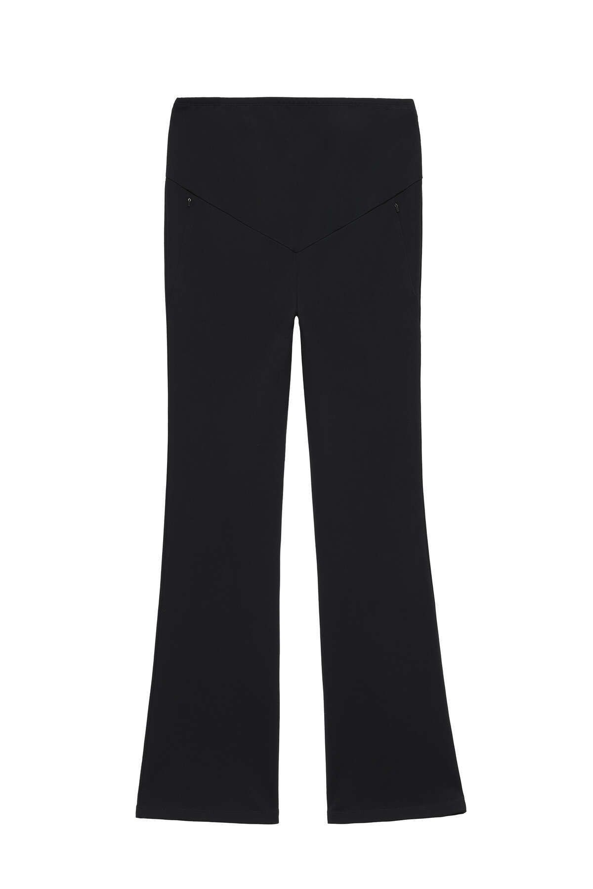 Oysho-Warm maternity 80cm flare trousers 6