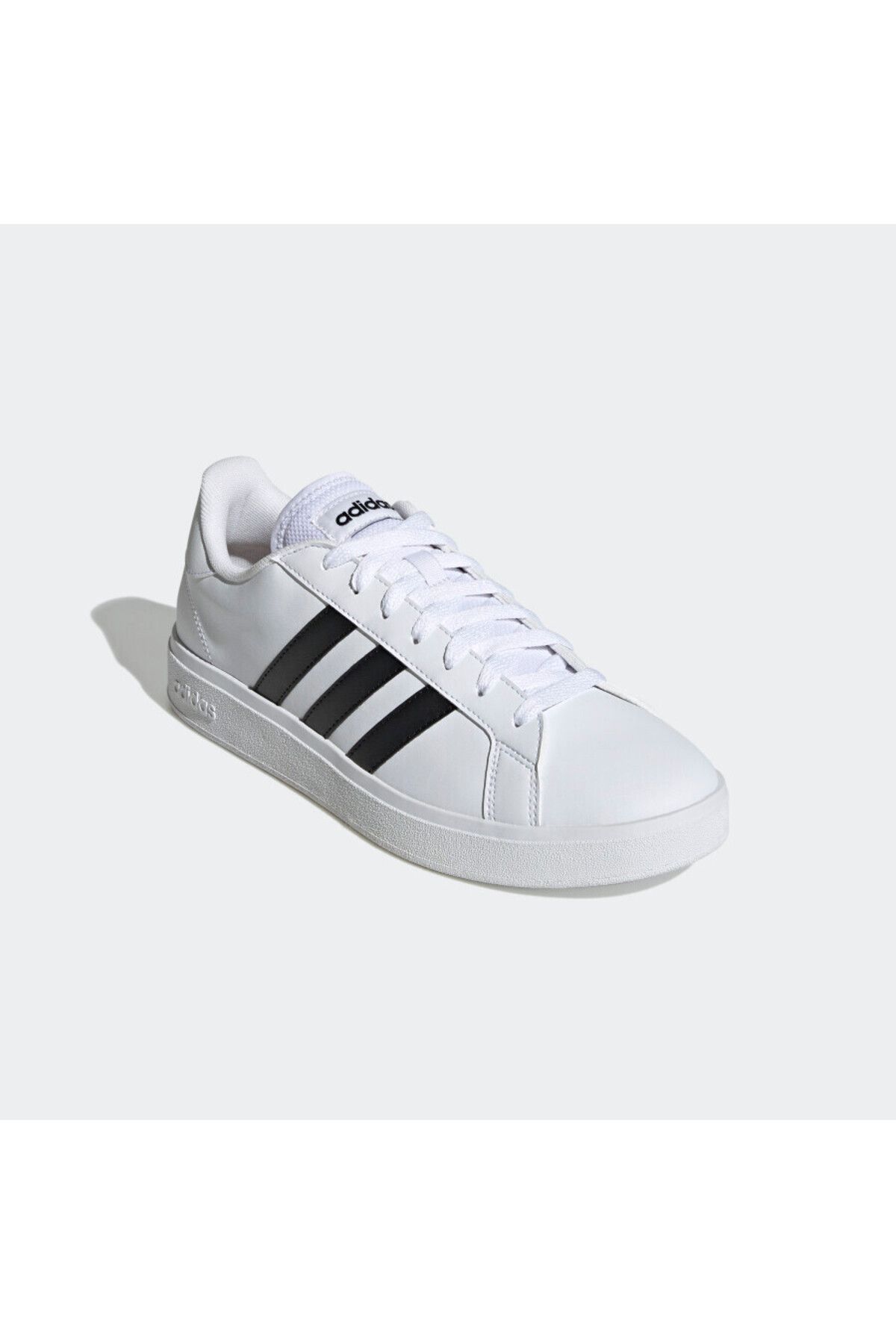 adidas-Men's White Grand Court Base 2.0 Casual Shoes Gw9250 3