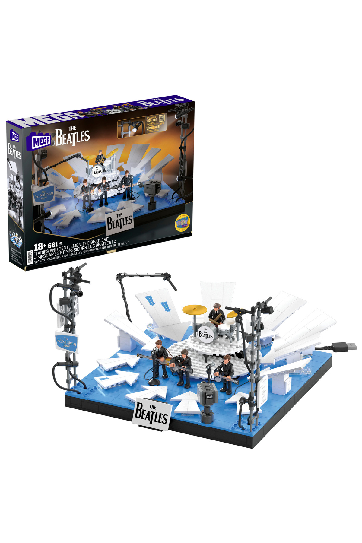 The Beatles MEGA™ The Beatles Koleksiyoncular için ışıklı MEGA The