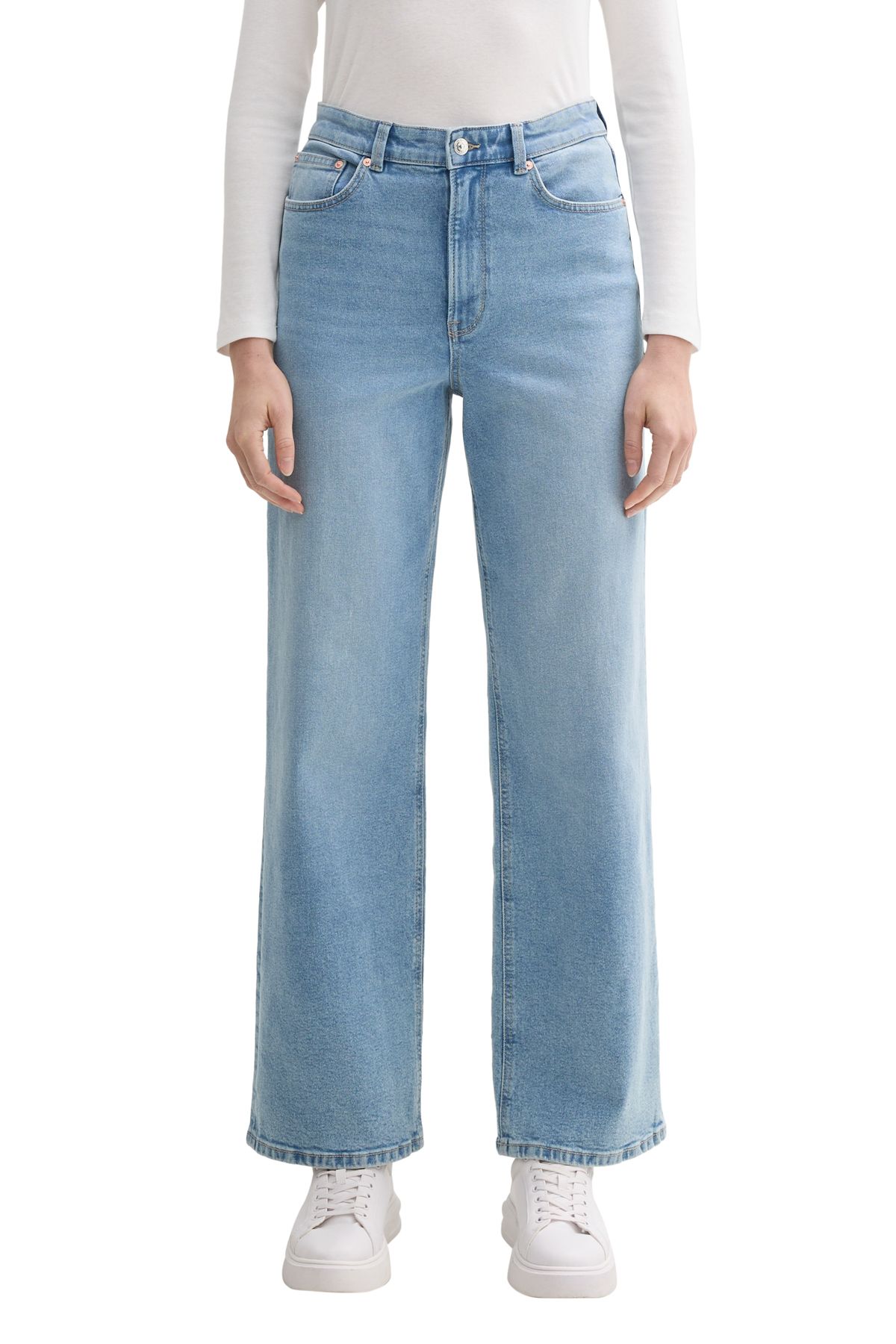 Tom Tailor Denim Szeroka Nogawka Kobieta - S