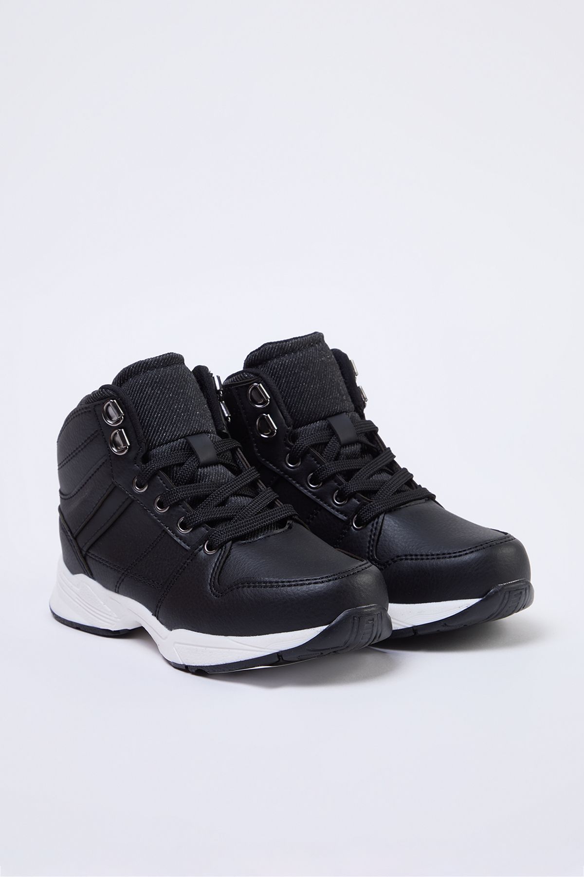 TRENDYOL SHOES-Pantofi sport pentru copii, negri, cu șireturi 
 TAKAW25SN00025 2