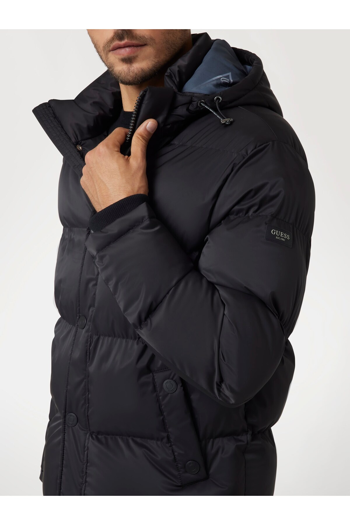 Guess-Recycl Stretch Poly 90 Puffa Jacket 3