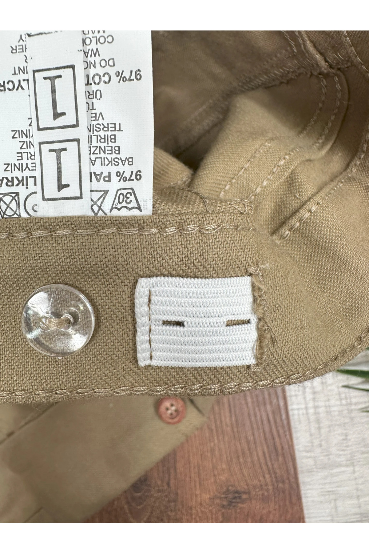 tiwitibaby Oduncu Gömlek Şapkalı Waffle  Badili Kanvars Kargo Pantolonlu 4lü Erkek Bebek/Çocuk Takım fotoğrafı 6 (önizleme)