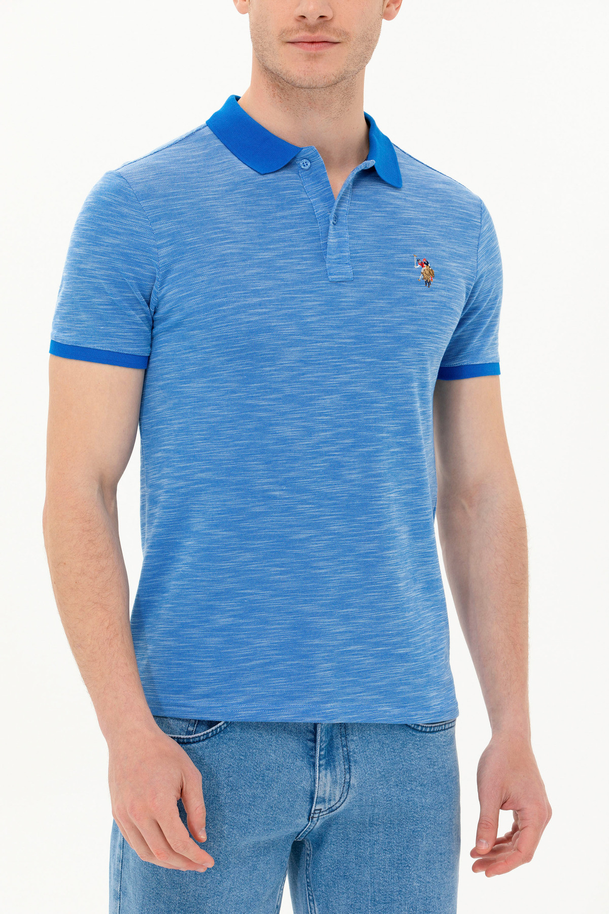 پولوشرت مردانه یقه پلو | یو اس پولو U.S. Polo Assn. 815911 TR - تصویر 6