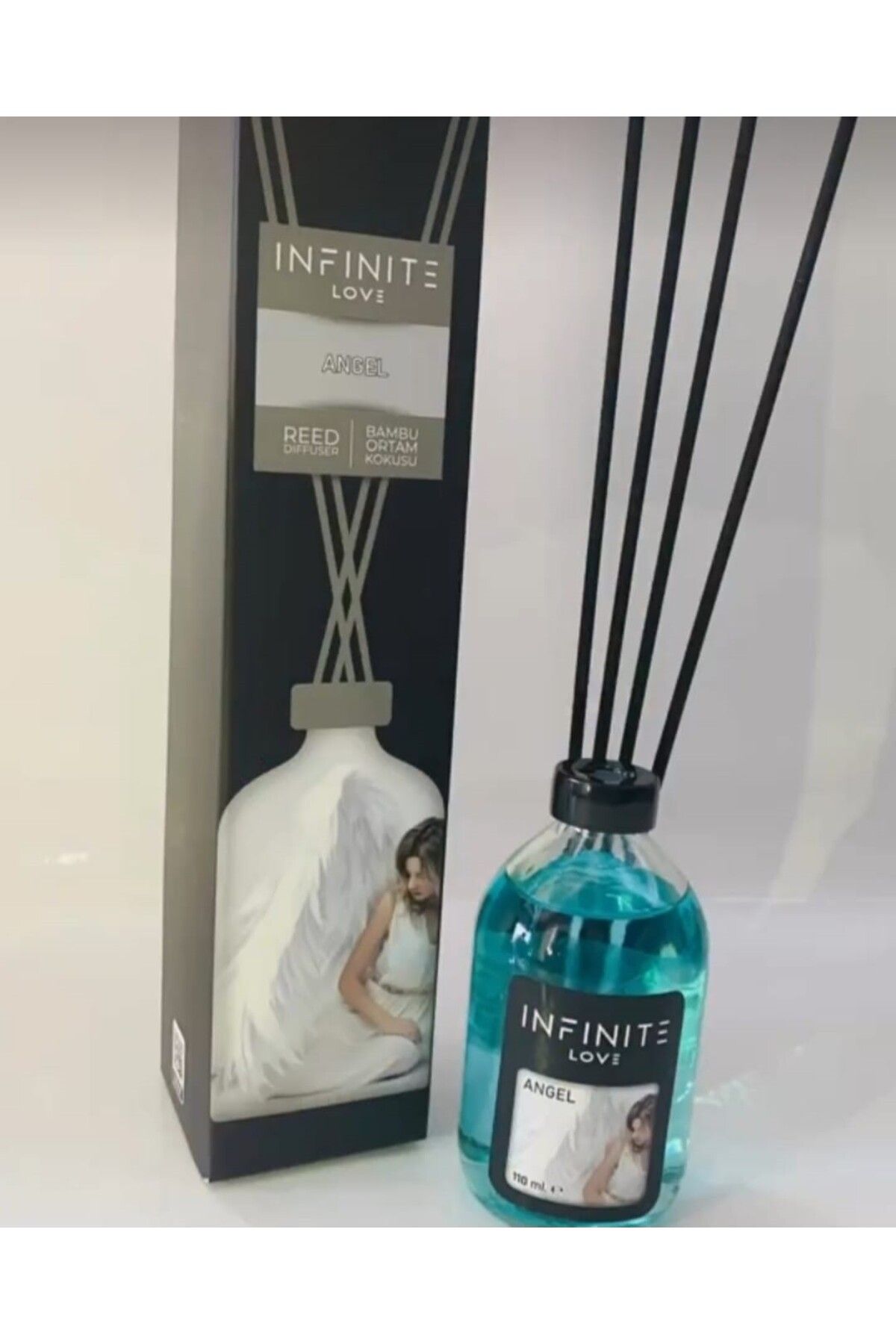 brave valiant Infınıte Love Angel Bambu Oda Ve Ortam Kokusu Emici Çubuklu 3 adet