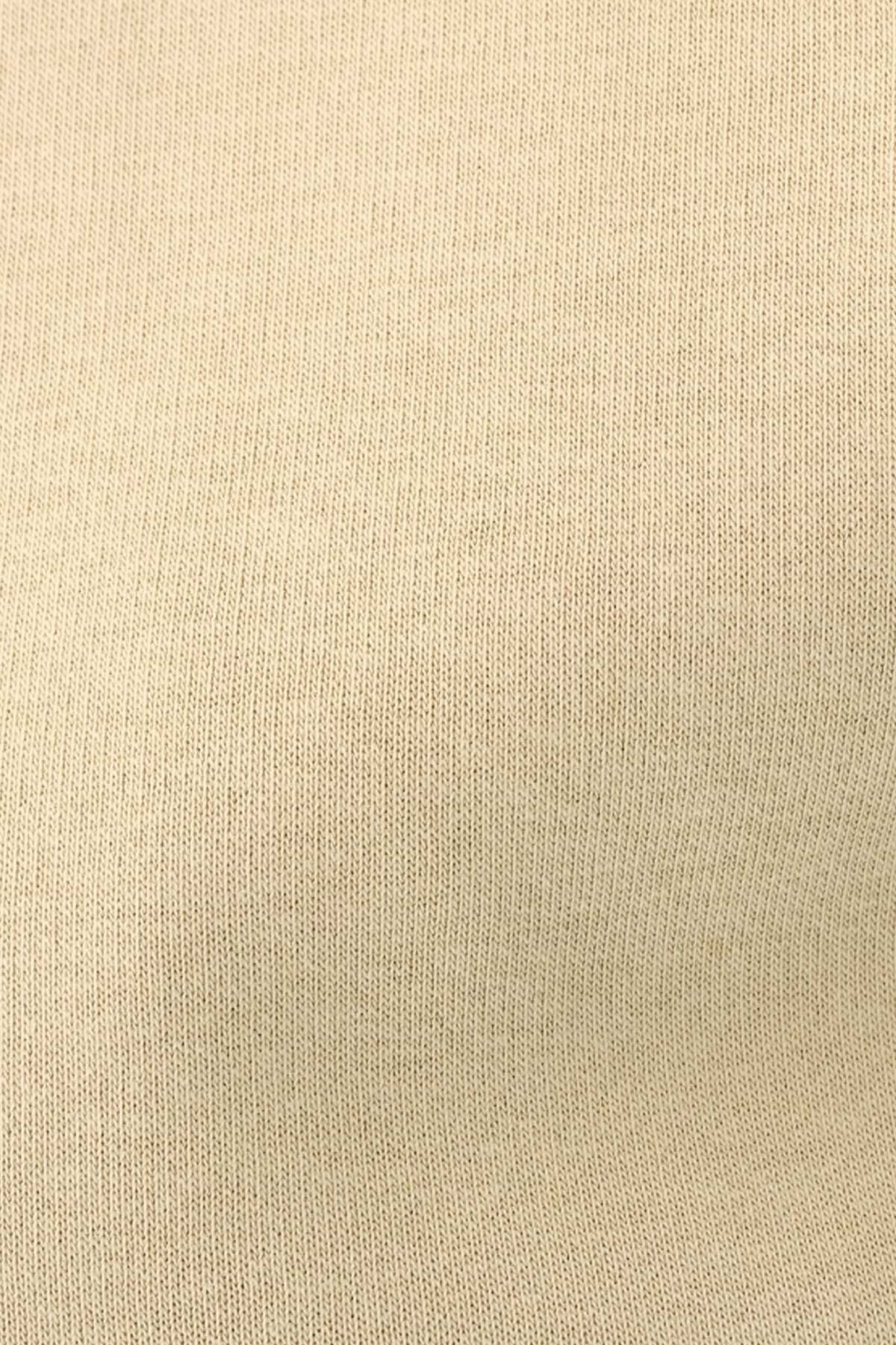 Loft-Lf 2034270   Stone Color Zippered Pulley Sweat - m St07804- Stone Color-M 7
