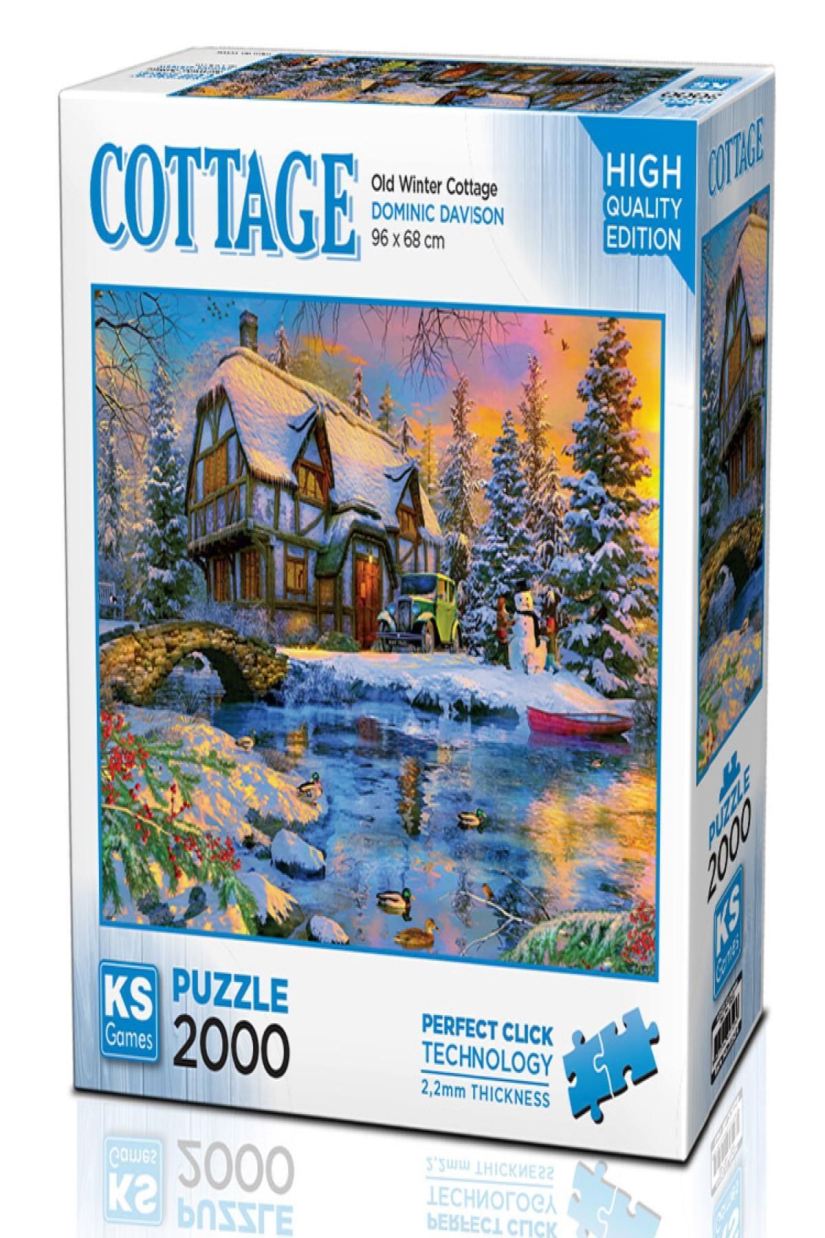 MMB Boutique Ks Games Puzzle Yetişkin 2000 Parça Parça Old Winter 22526 KSGM