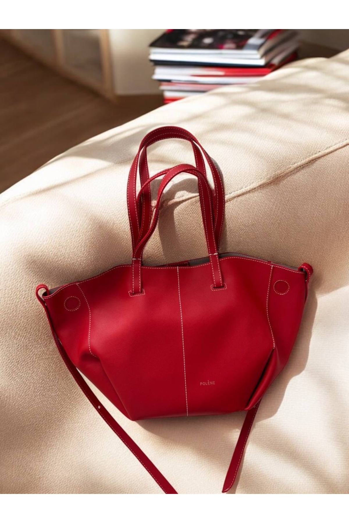 Kevsiributik Polene Cyme Mini Style - Women's Tote Bag with Wallet