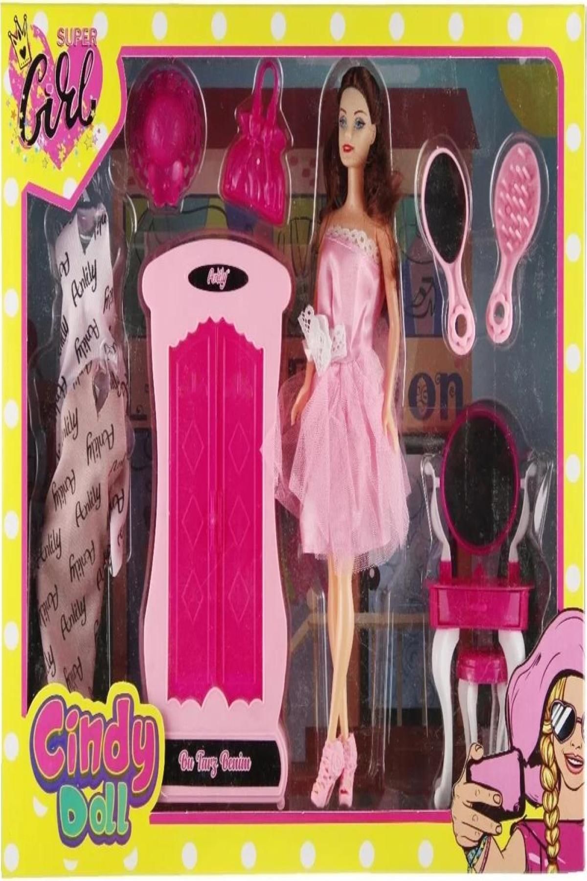 MMB Boutique Oyd Cındy Doll Dolaplı Makyaj Masalı Bebek