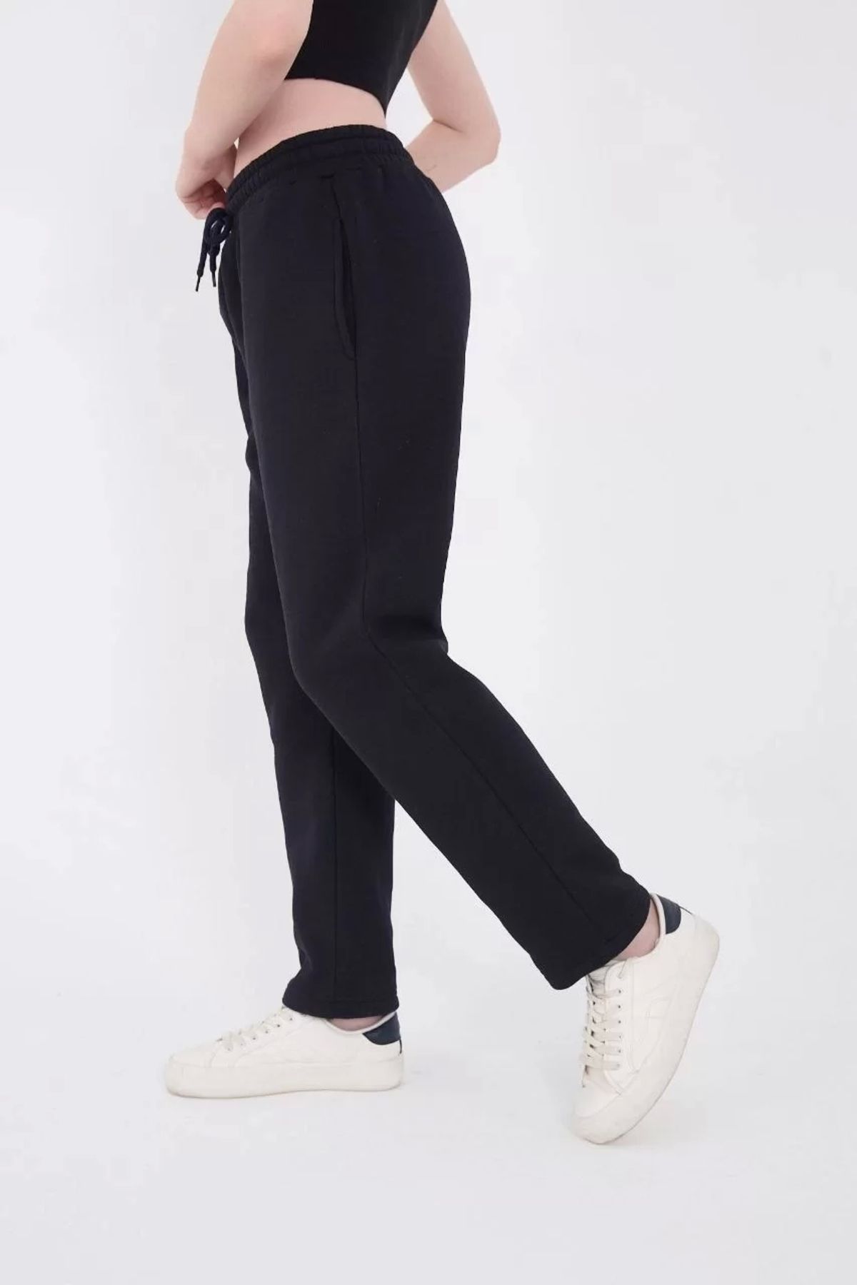 Mirage-Unisex Three Thread Basic Sweatpants - Navy Blue 1