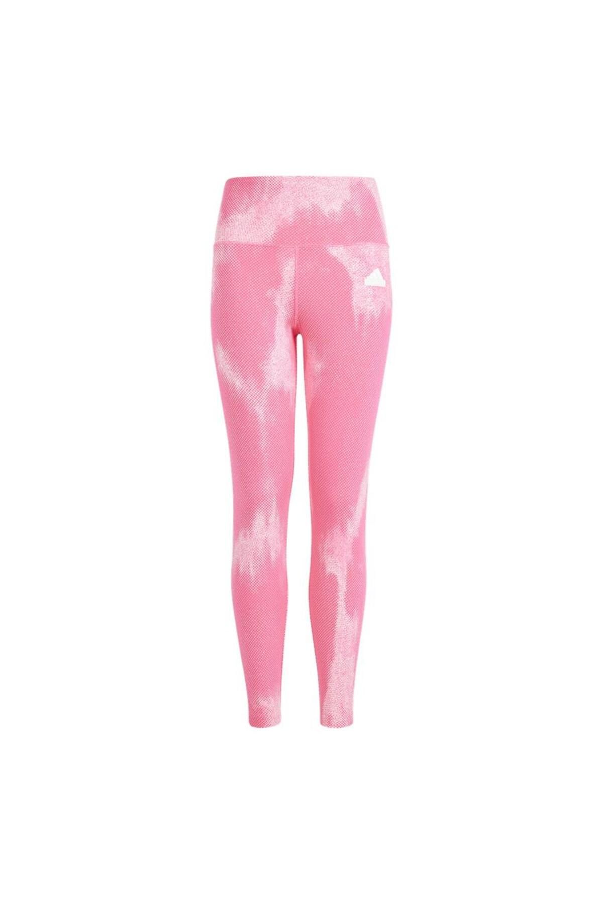 adidas-Pink Future Icons Allover Print 7/8 Leggings 2