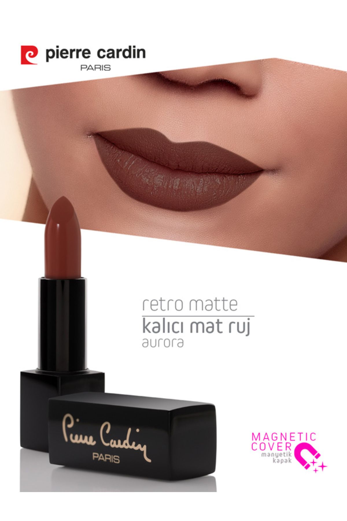 Pierre Cardin-Aurora Retro Matte Lipstick - 146 1