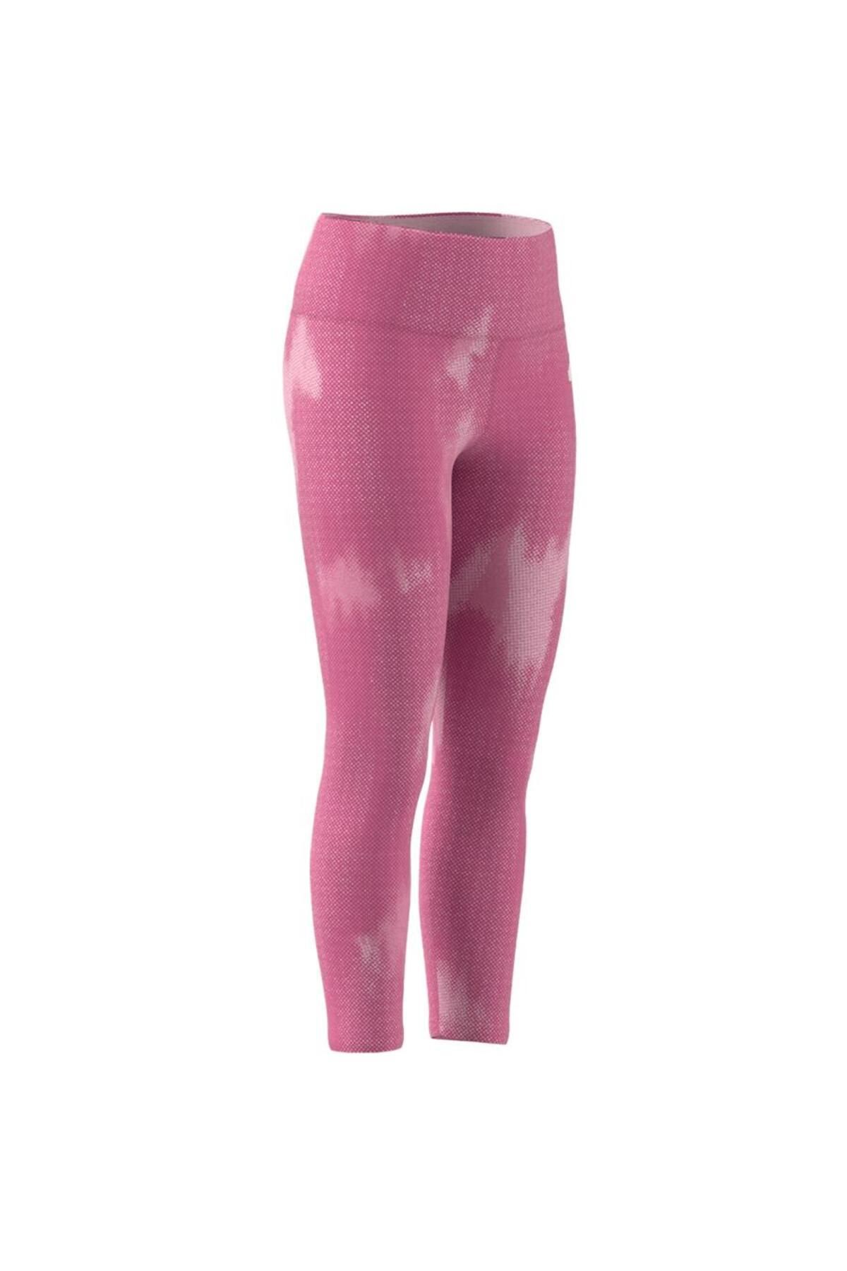 adidas-Pink Future Icons Allover Print 7/8 Leggings 8