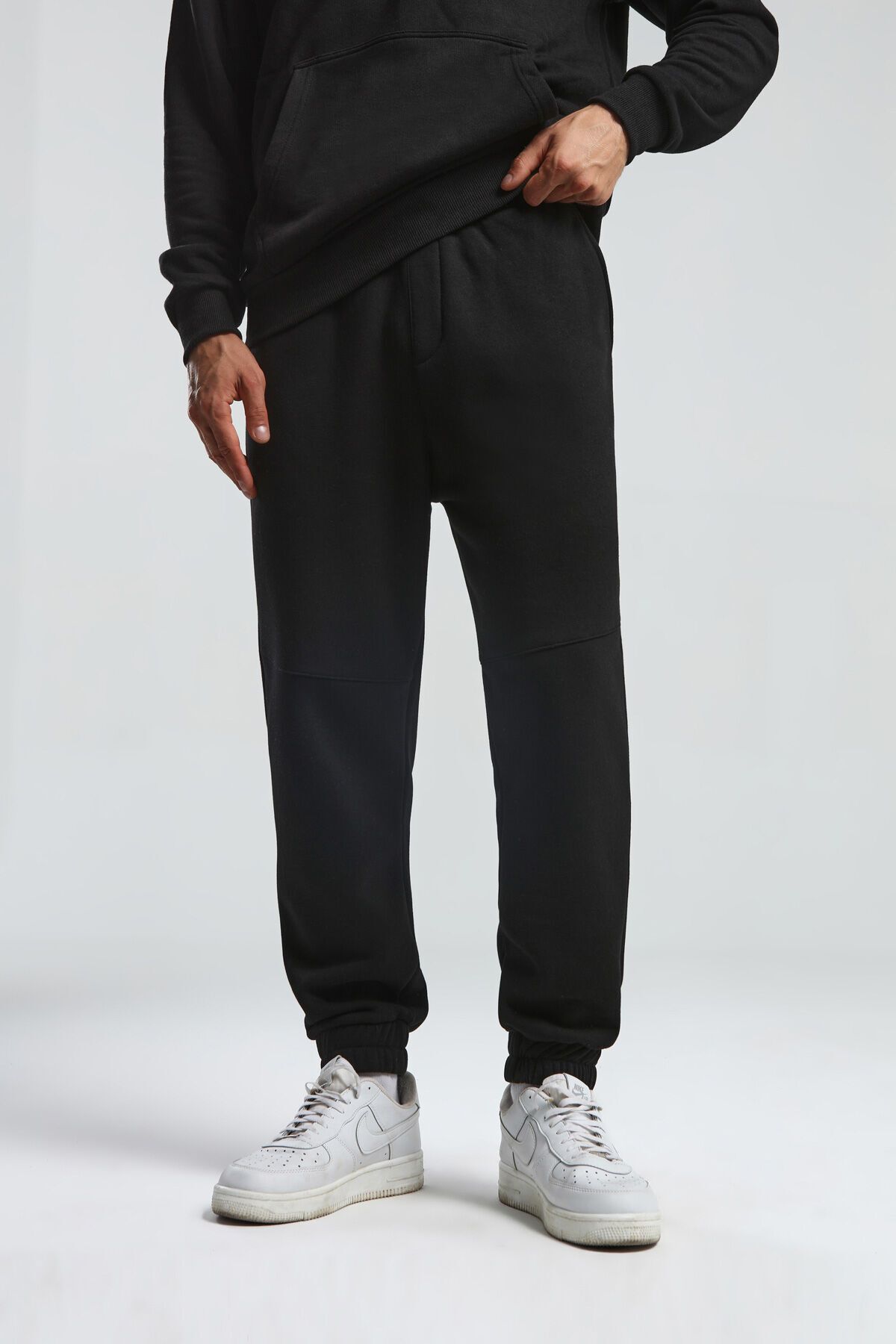 BENMANAJ Pantaloni De Sport Jogger Negri Pentru Bărbați Masculin - L