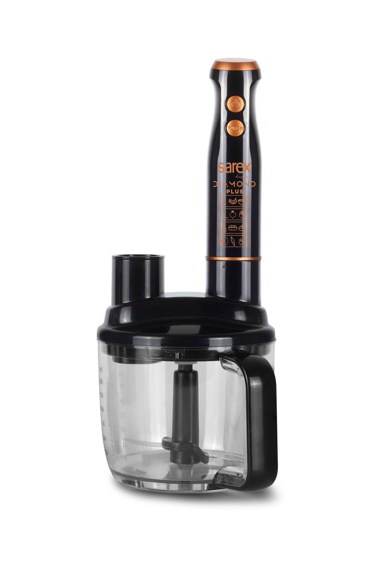 Sarex-Sr-2020 Diamond Plus Blender Set - Black 2