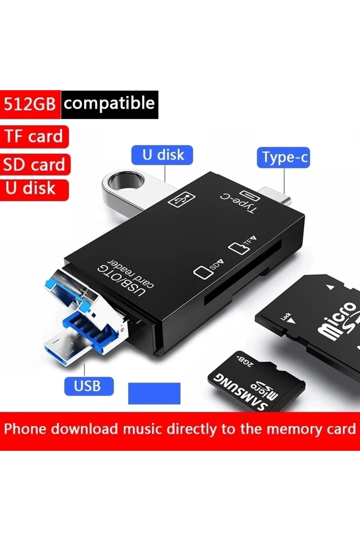 Choice-Micro SD Card Reader USB 3.0 Card Reader 2.0 For USB Micro SD Adapter Flash Drive Smart Memory Ca... 2