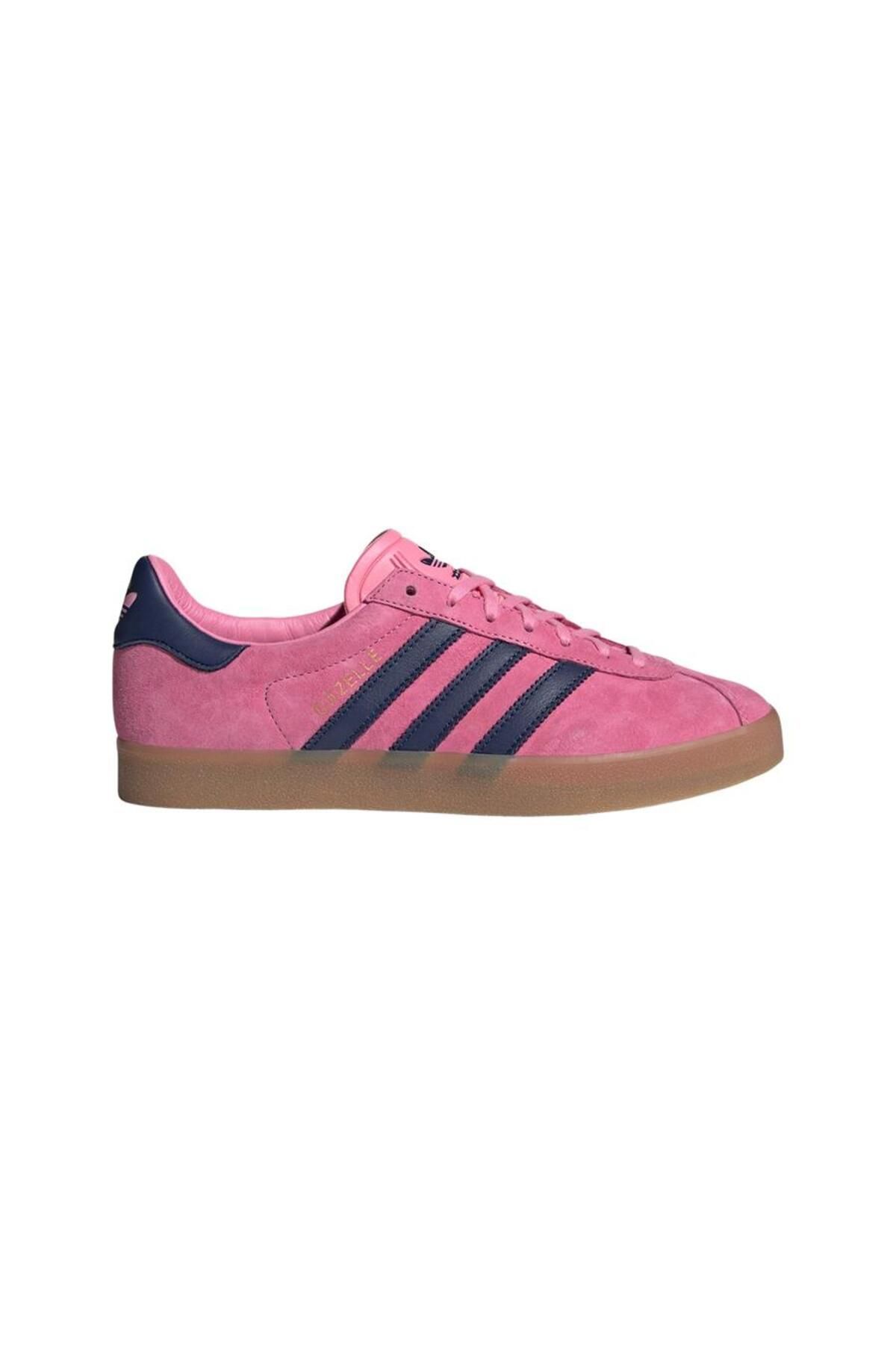 Pink adidas gazelle mens best sale