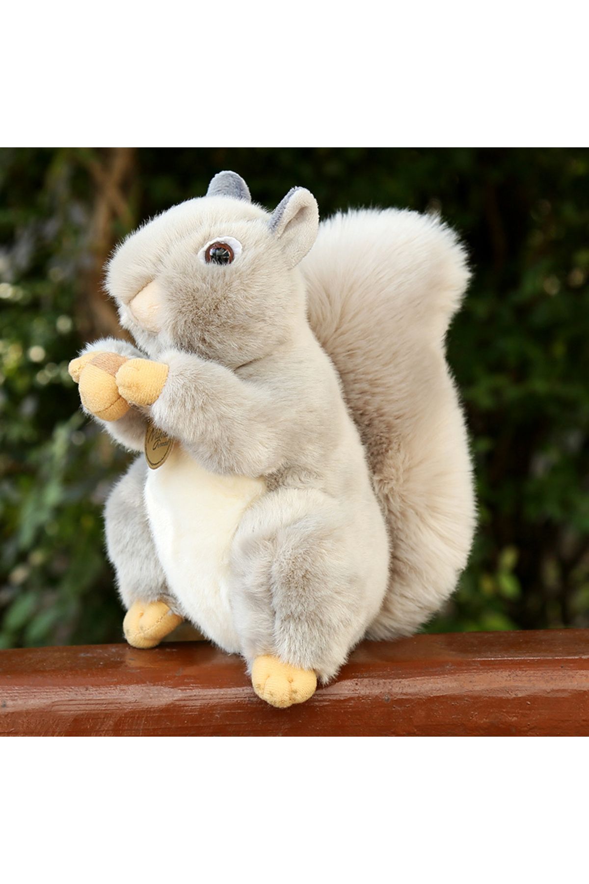 Choice-20cm Simulation Squirrel Plush Toy Cuddly Squirrels Holding Pine Cones are the Best Toys for Frie... 3