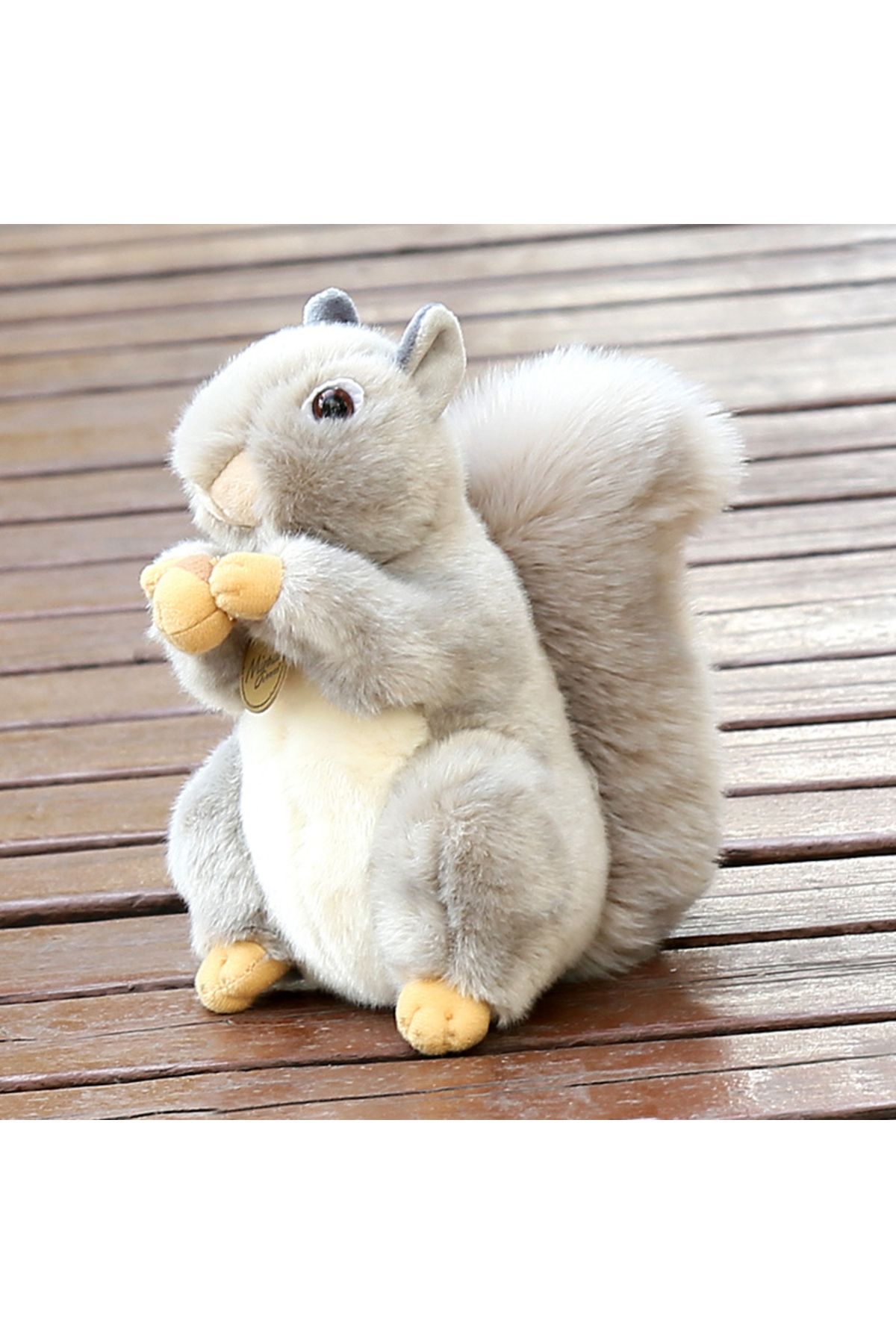Choice-20cm Simulation Squirrel Plush Toy Cuddly Squirrels Holding Pine Cones are the Best Toys for Frie... 1