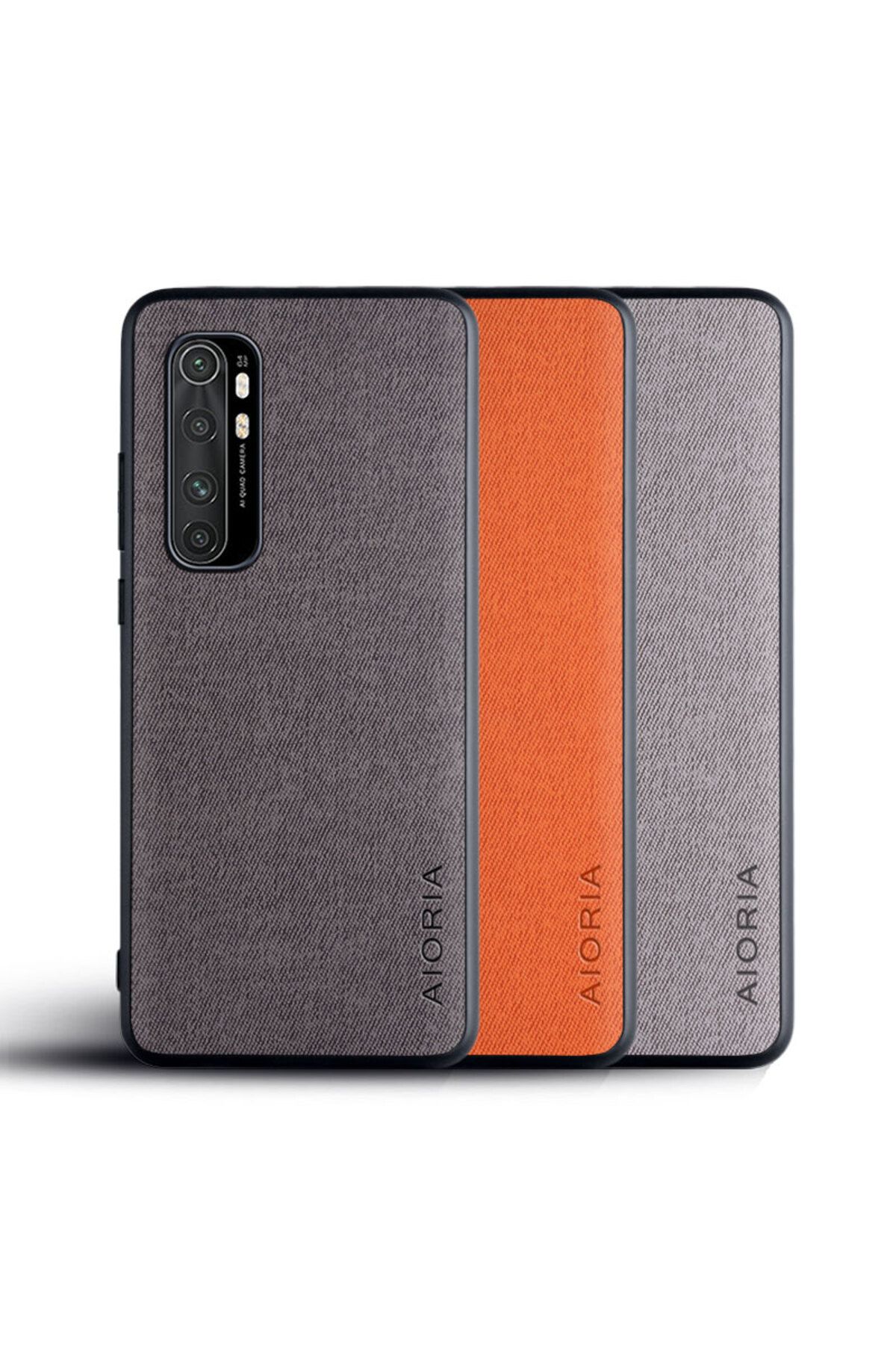 Choice-Textile Case for Xiaomi mi Note 10 Lite Soft TPU with Hard PC 3in1 material perfect touching feel 8