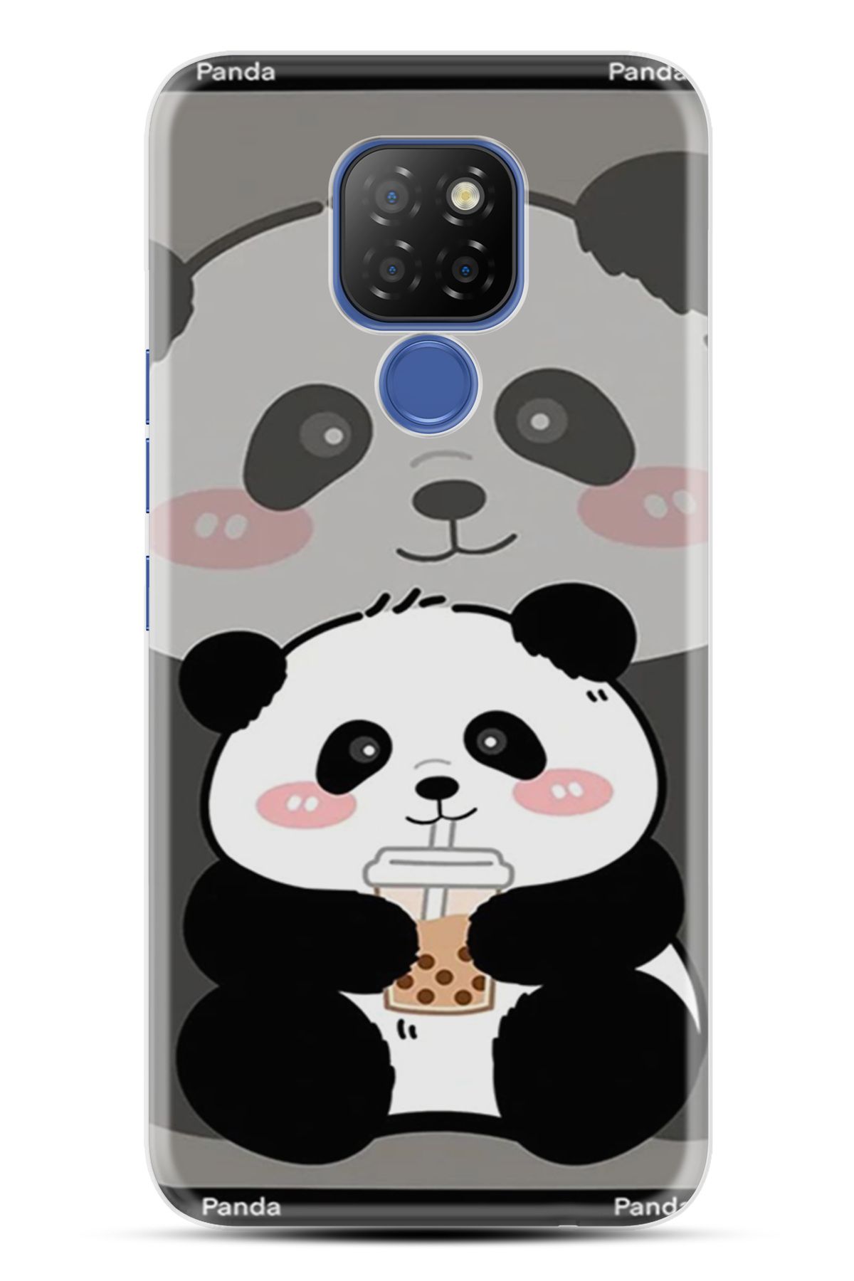 General Mobile GM9 Pro Kılıf HD Resim Baskılı Milkshake Panda StKd -058