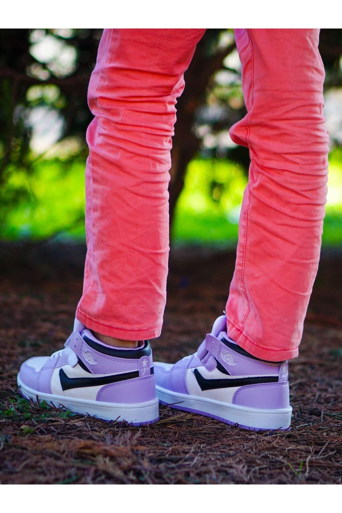 Preux Bağcıklı Ve Cırtlı Günlük Unisex Çocuk Sneaker Rahat Spor Ayakkabı