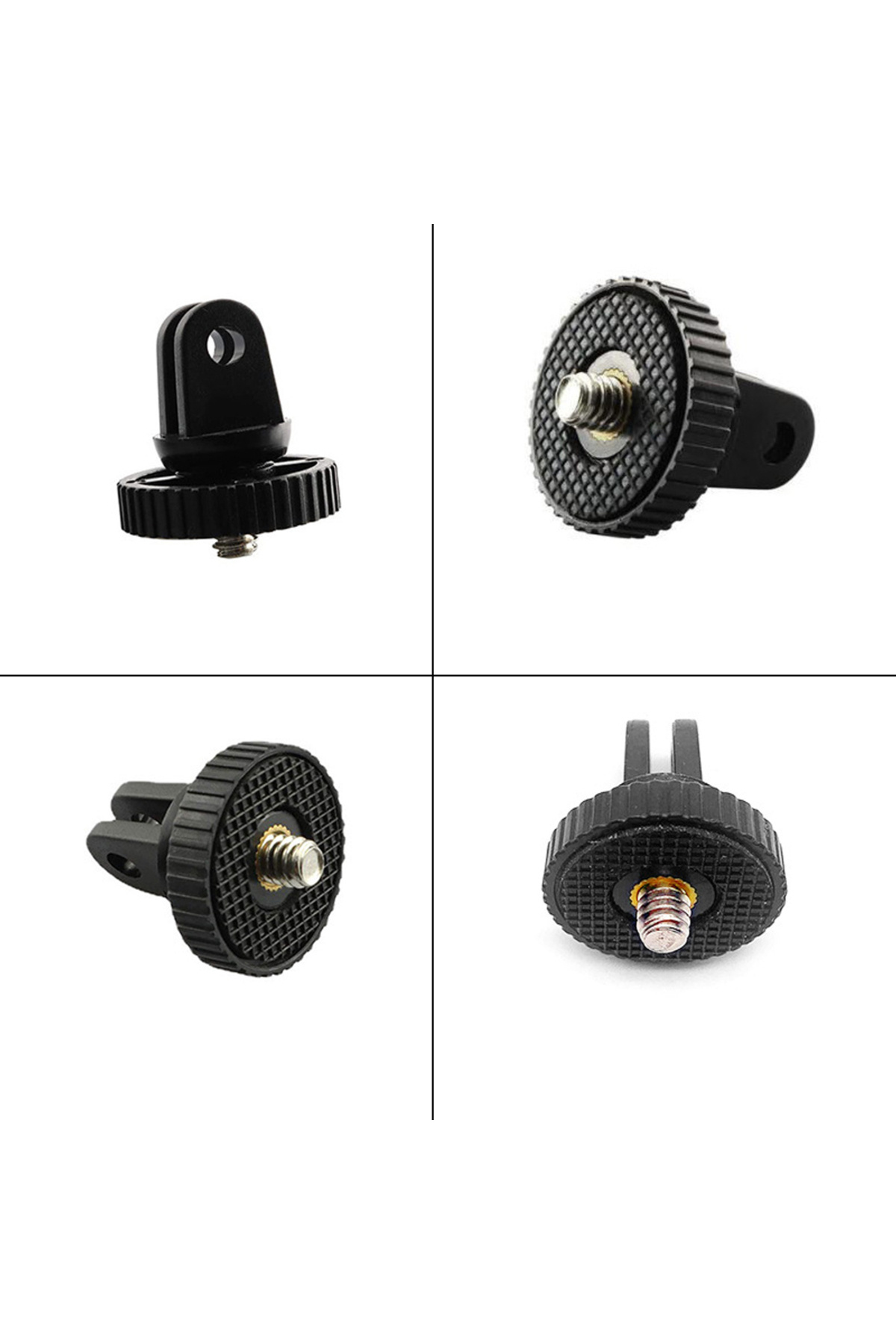 EXSKOF-Gopro Tripod Adapter 1/4'' Screw Adapter Mount for Gopro Hero 13 12 11 10 9 8 Insta360 X5 X4 Mounts 7