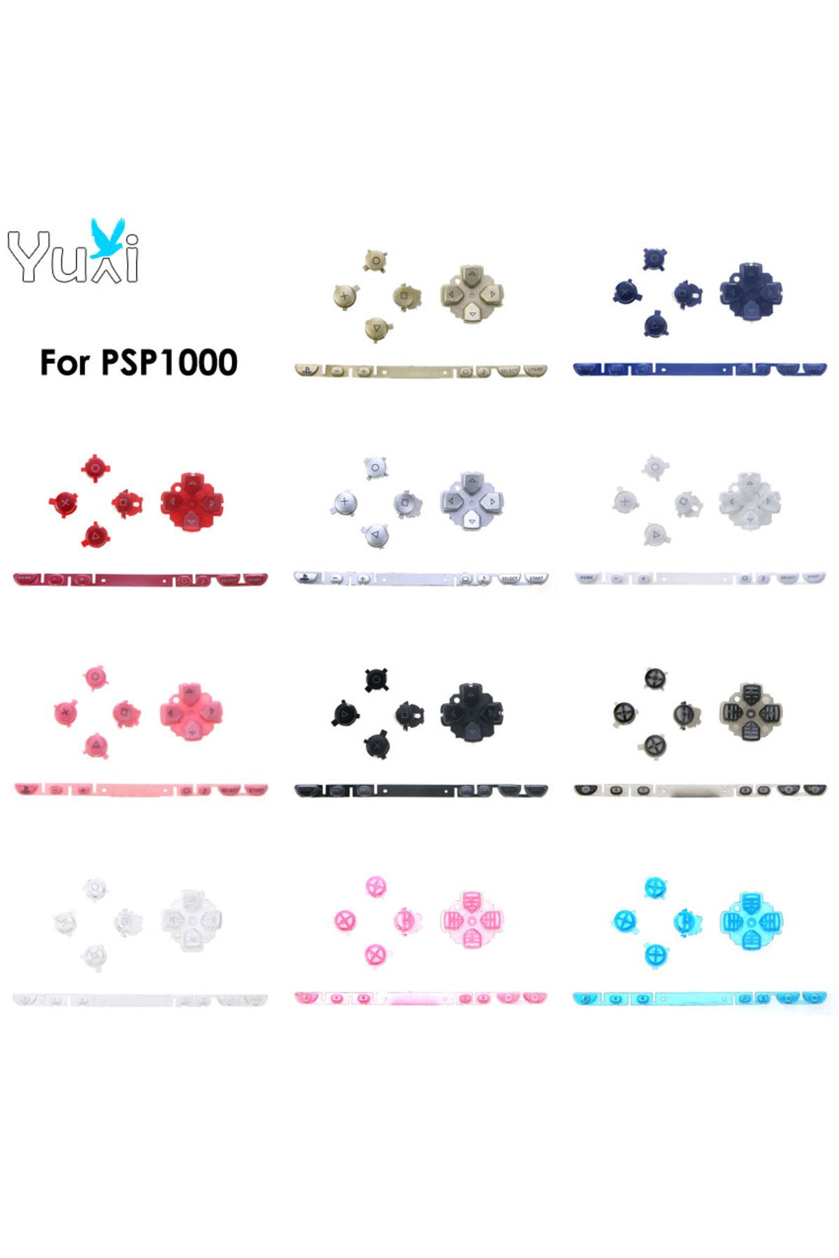 Choice-YuXi Replacement Home Button Select Strat Buttons Set D-pad For PSP 1000 For PSP1000 Console 2