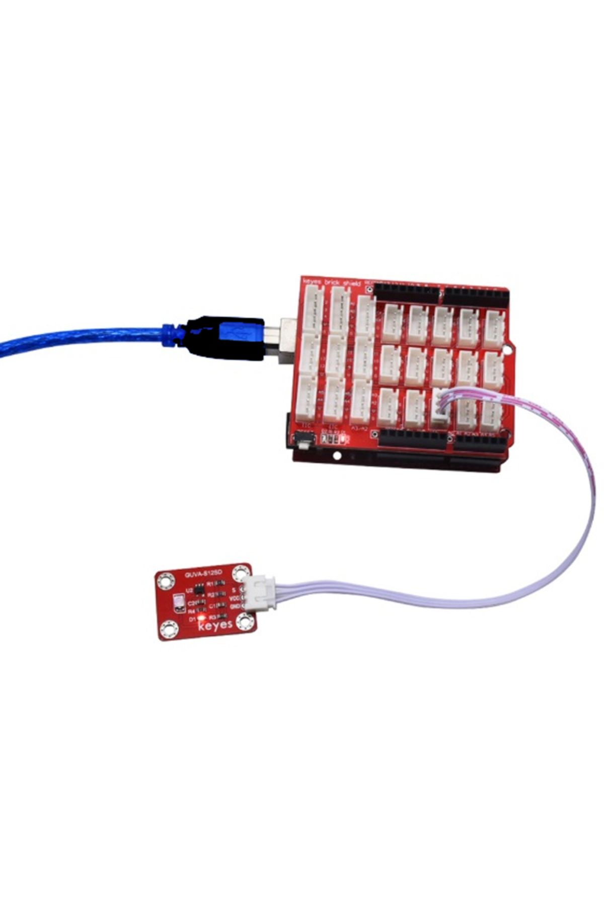 Choice-UV Sensor 240-370nm GUVA-S12SD 3528 Solar Ultraviolet Intensity Module DC 3.3-5V For Arduino /Ras... 7