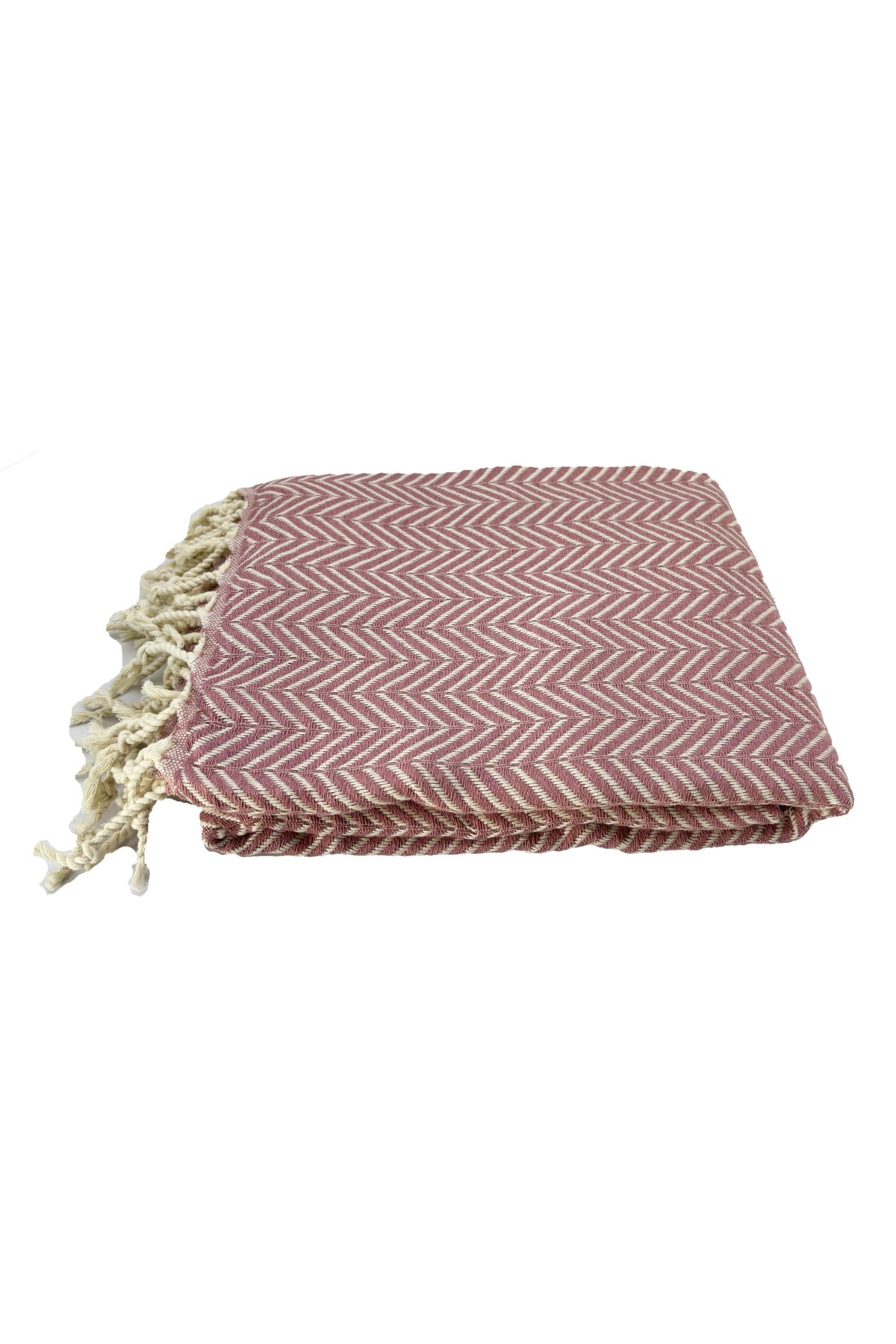 INTER Z-Πετσέτα θαλάσσης Marmaris Dusty Rose Cotton - Xxl 100x180cm 2