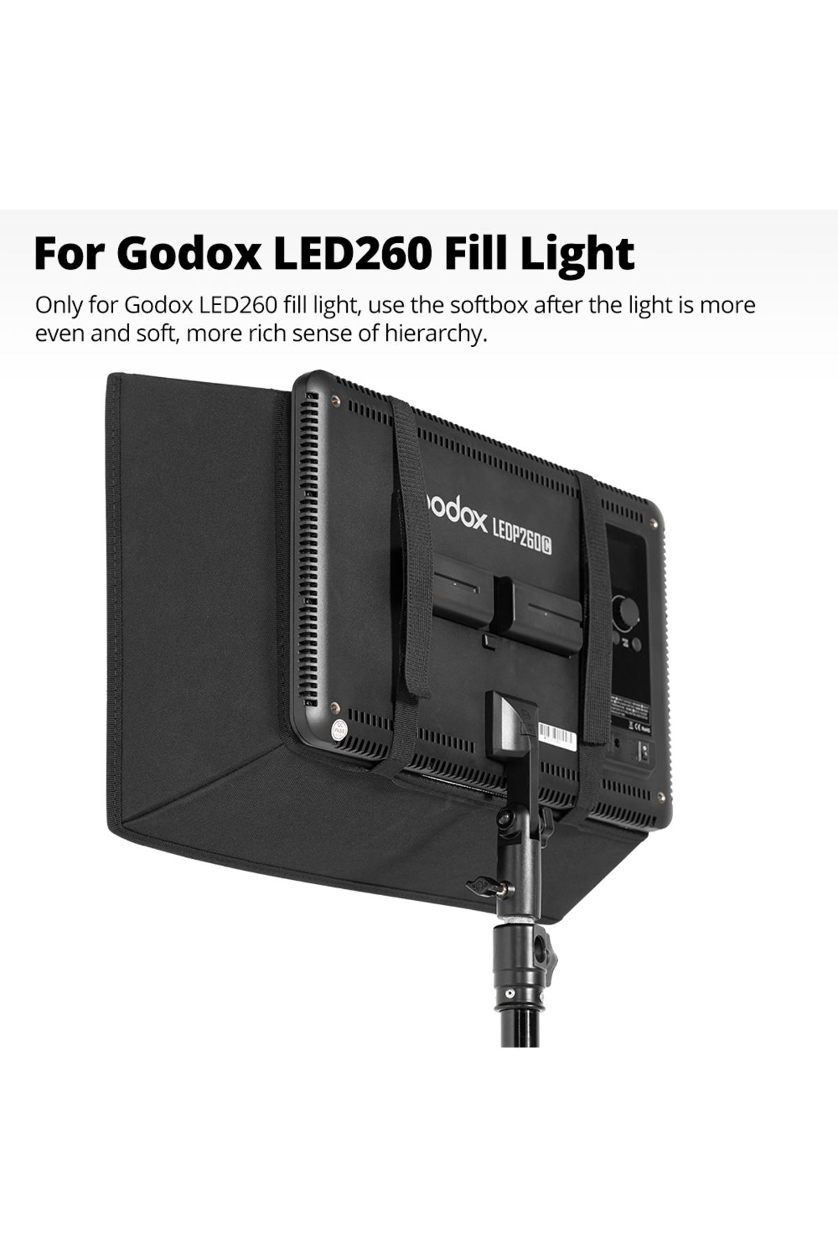 Choice-Godox LEDP260C LED Video Soft Light Diffuser Honeycomb Grid Softbox for Godox LED Video Light (So... 4