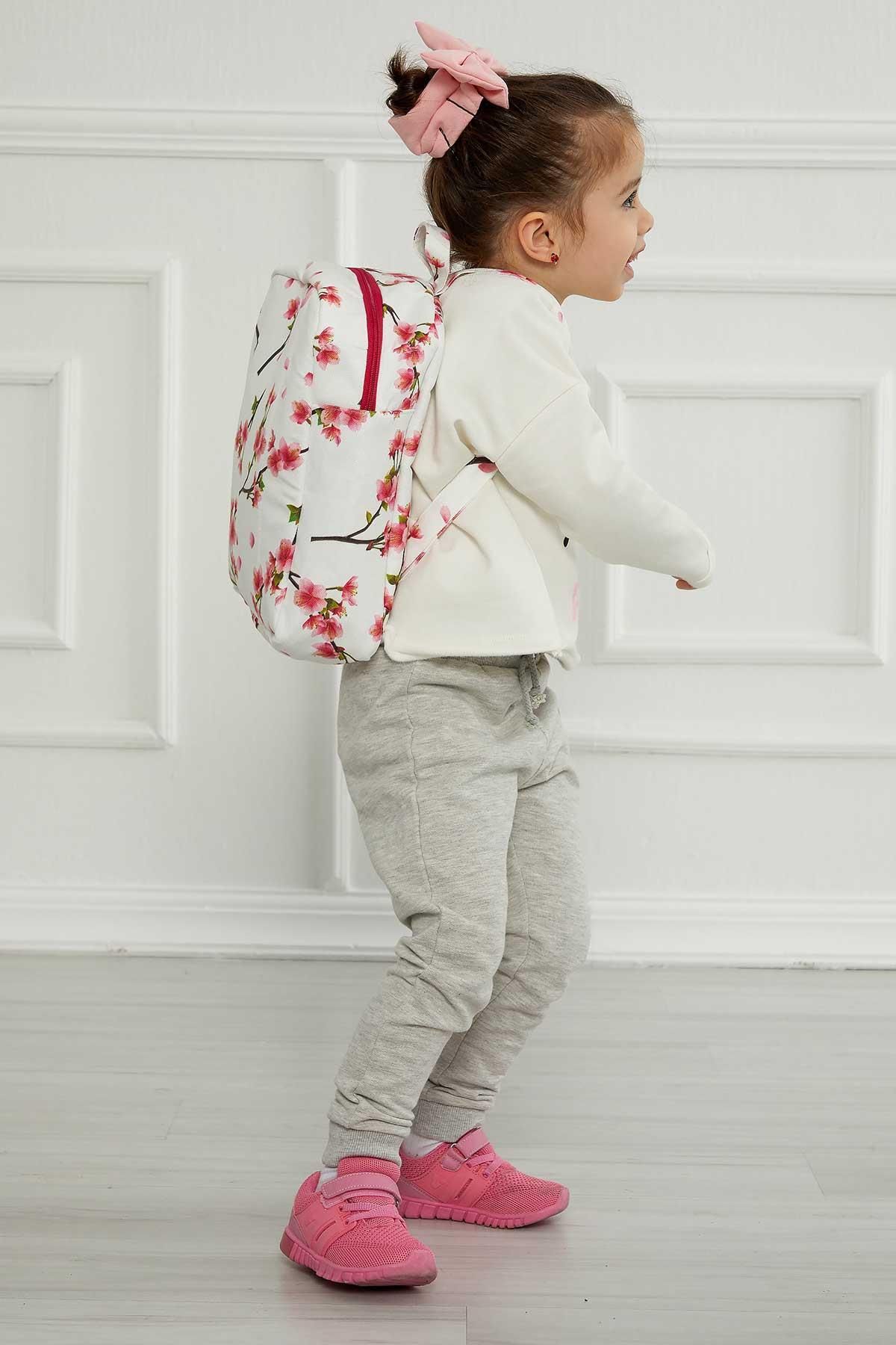 Ayşe Tasarım-Large Size Patterned Children's Backpack - Cs-7B 5