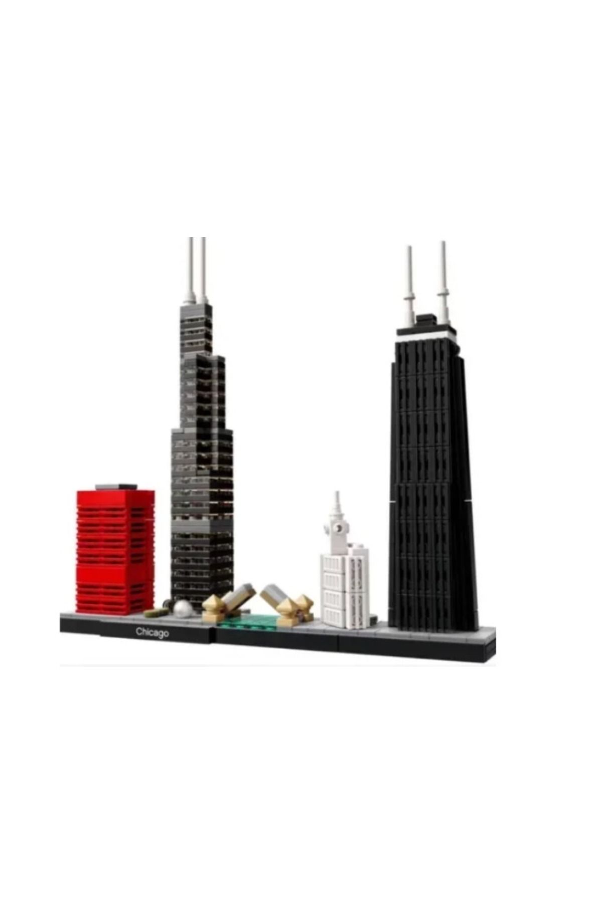 Choice-444pcs Creative Expert Chicago landmark Model Compatible 21033 Moc Building Blocks Bricks Educati... 3