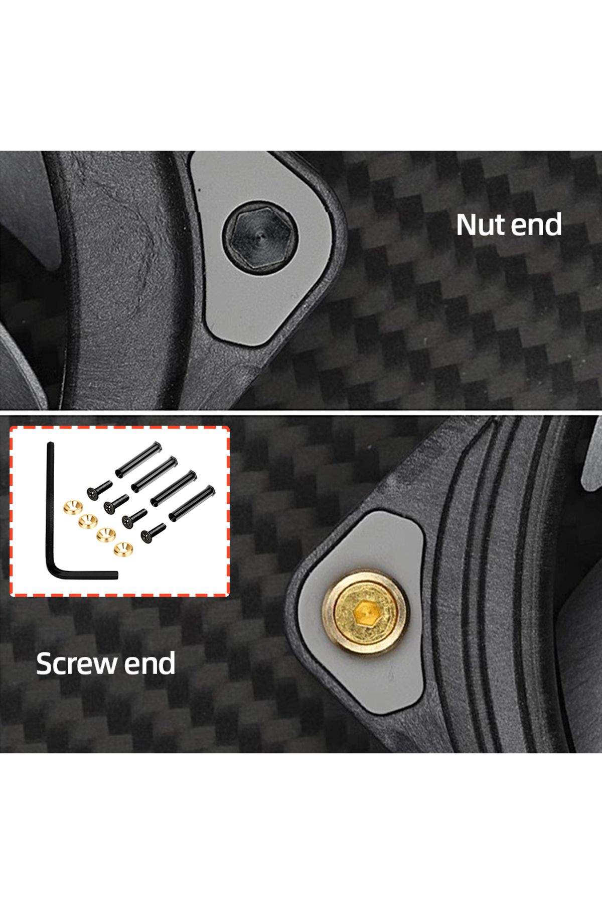 ALLOYSEED-Fixing Chassis Fan Screws Quiet Operation Cooling Fan Mount Screws Computer Radiator Fan Screws S... 3
