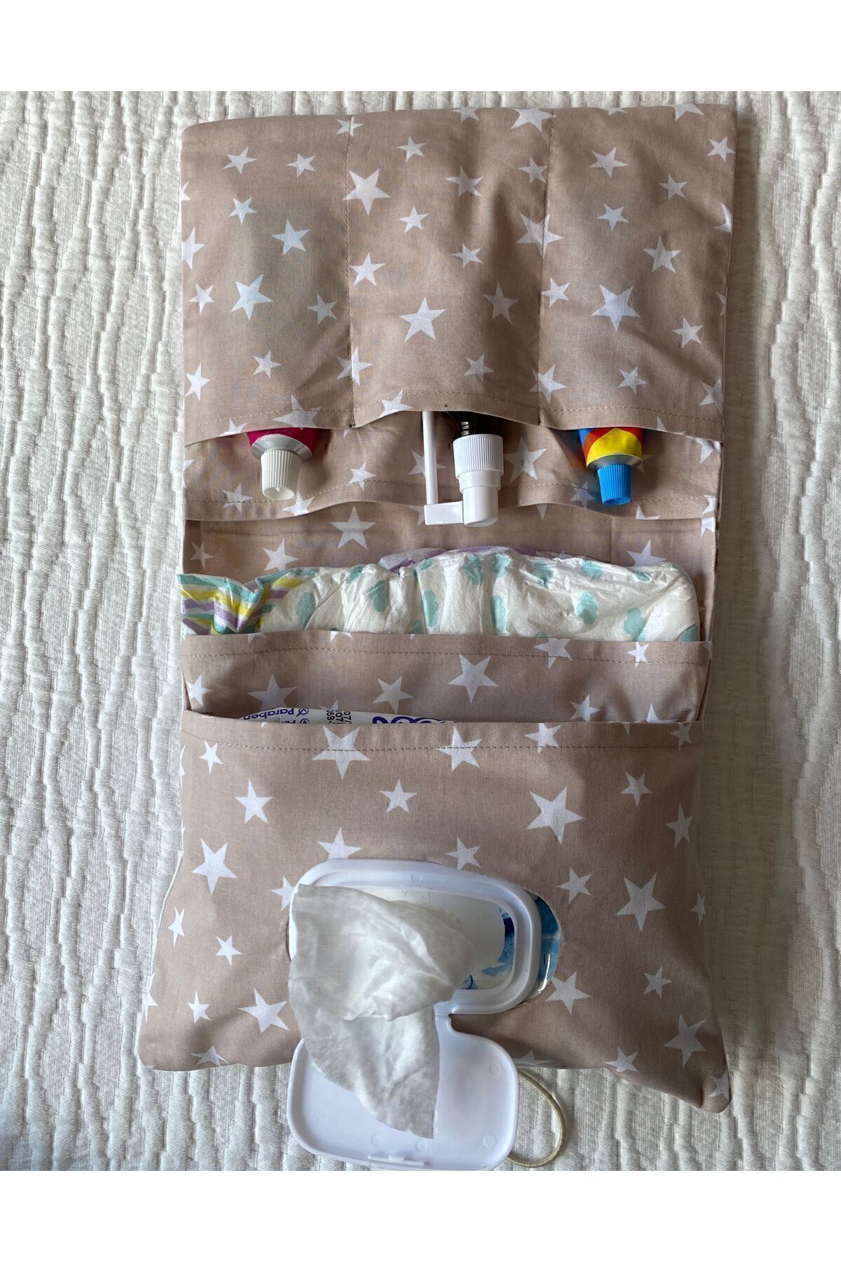 KUBIS-Newborn Care Bag - Mother Baby, Diaper Opening and Changing Organizer 4