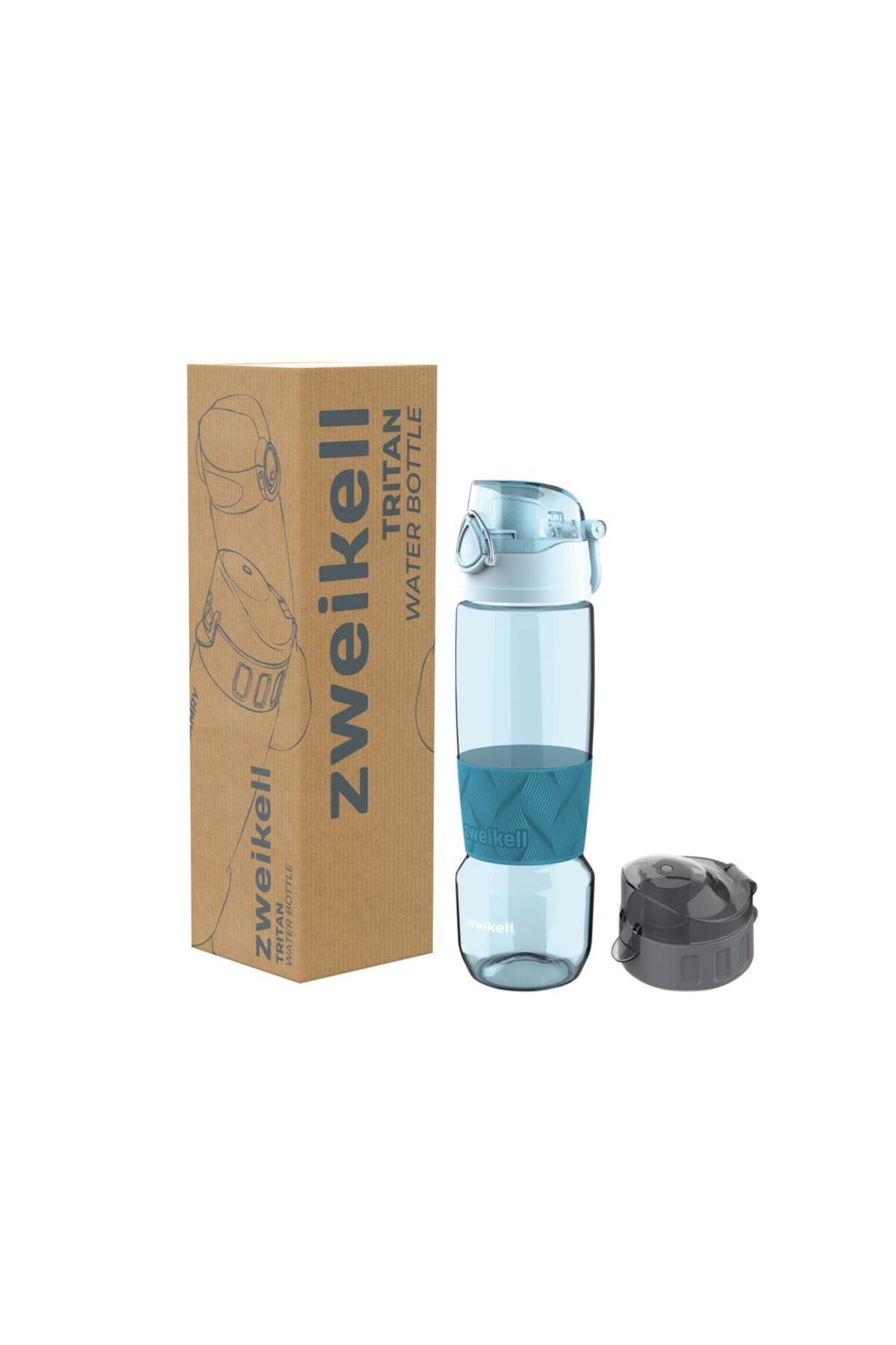 zweikell-Rosso SwItch 650 ml Bpa Free Tritan Water Bottle - wIth Water Bottle and Spare LId 2