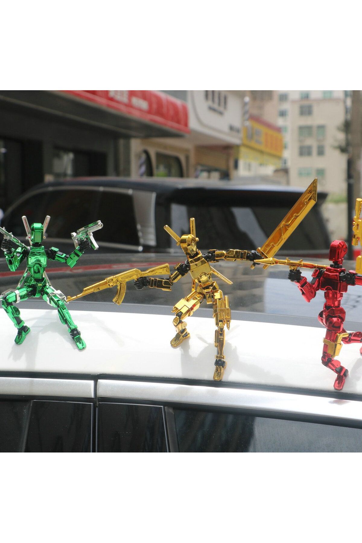 Choice-Magnetic Electroplated metal Lucky 13 Movable Joint Doll 3D Toy DIY Figure Building Blockc Ativit... 4