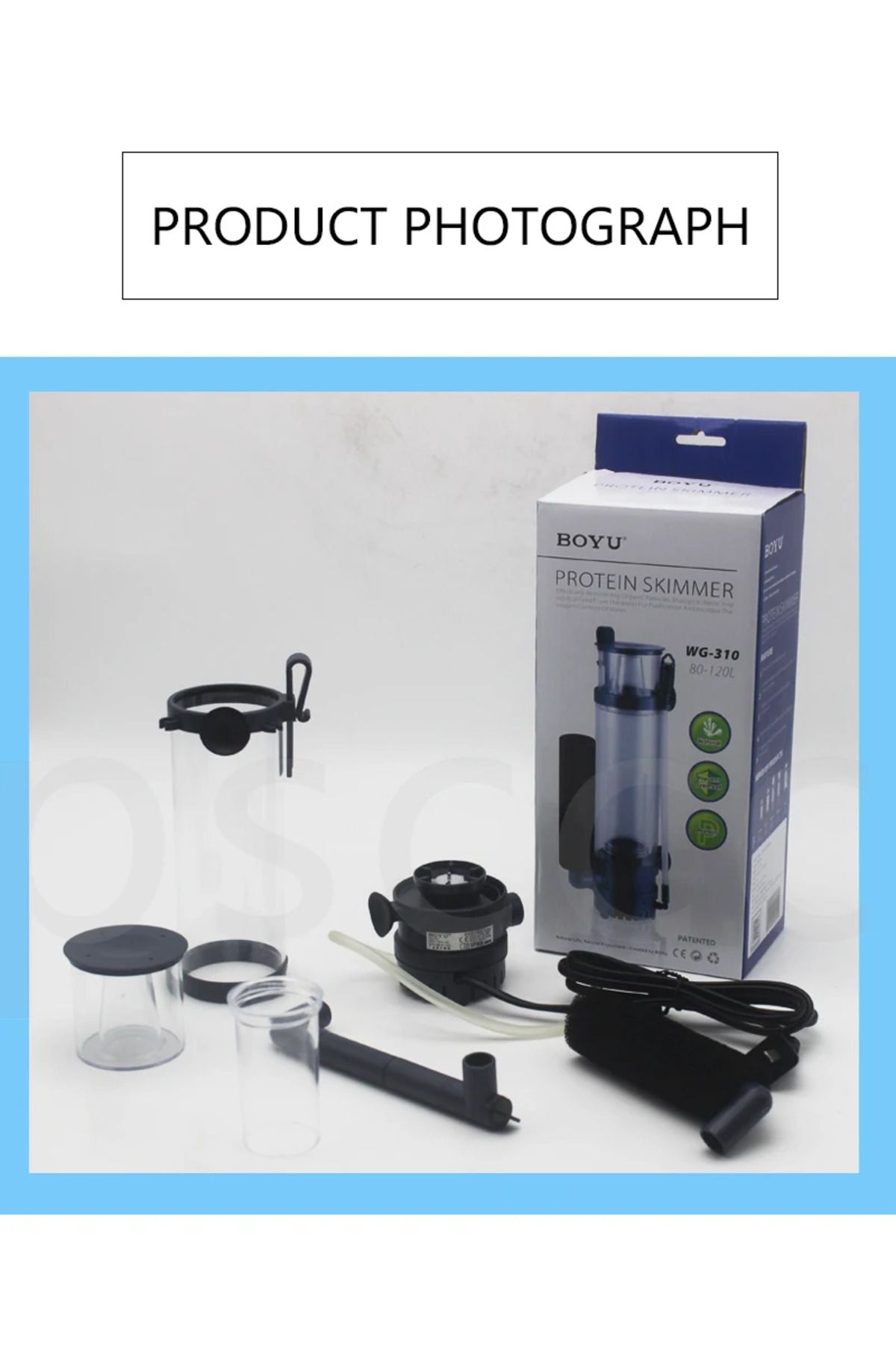 Choice-BOYU WG 308 WG 310 Nano Aquarium Internal Protein Skimmer Sump Pump for Saltwater Marine Reef Nee... 7