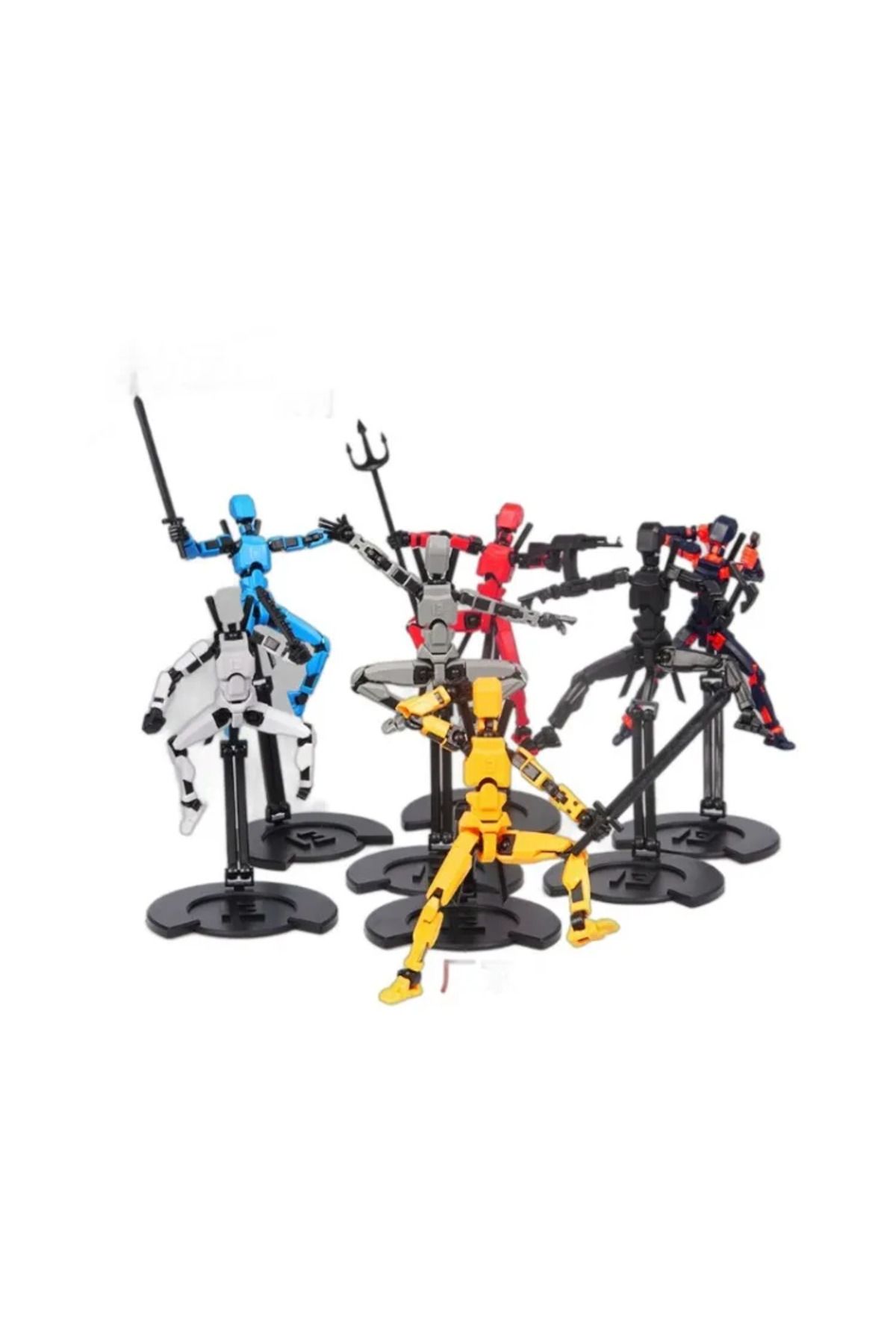 Choice-Magnetic Electroplated metal Lucky 13 Movable Joint Doll 3D Toy DIY Figure Building Blockc Ativit... 8