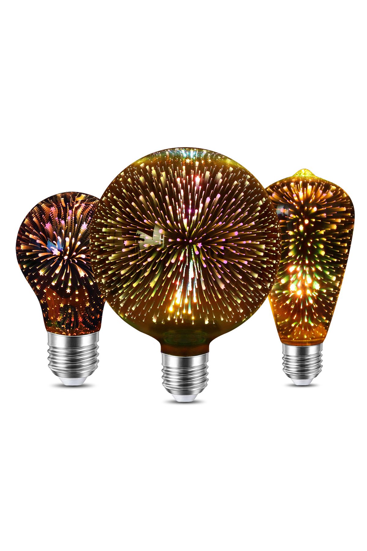 Lcamaw-Table Lamp 3D Fireworks Light E27 st64 g125 g95 LED Bedroom Decoration Desk lamps kids lampe de c... 8