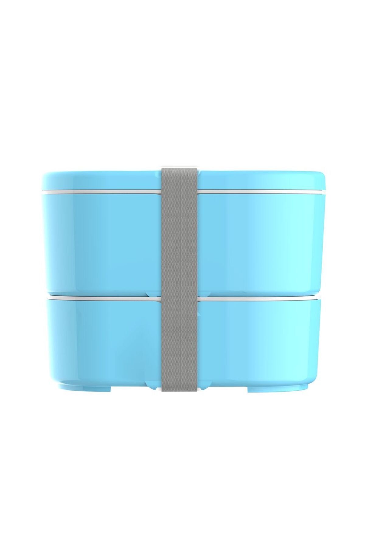 zweikell-Boxy Large Carolina 3 Compartments 1450ml (49oz) Lunch Box - Lunch Carrying Bowl - Blue 2