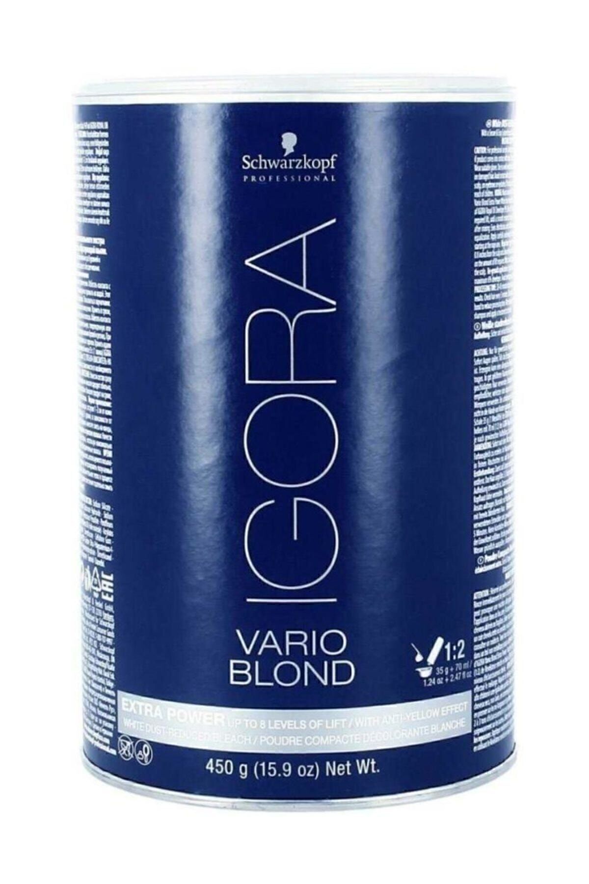 Igora Vario Blond Tam istenilen doğal tonları yaratan Açıcı 450 Gram SALONEVA6