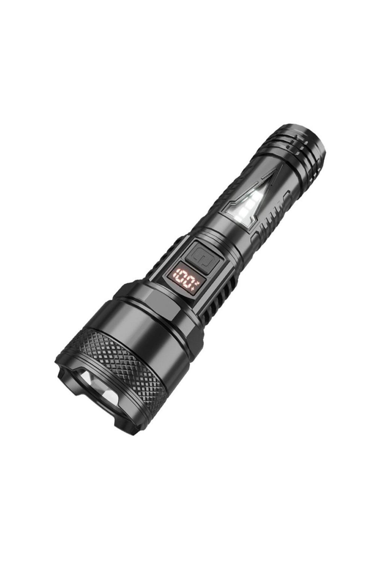 Choice-High Brightness LED Flashlight Strong Light High / Medium Beam Strobe Lighr with Power Display La... 3